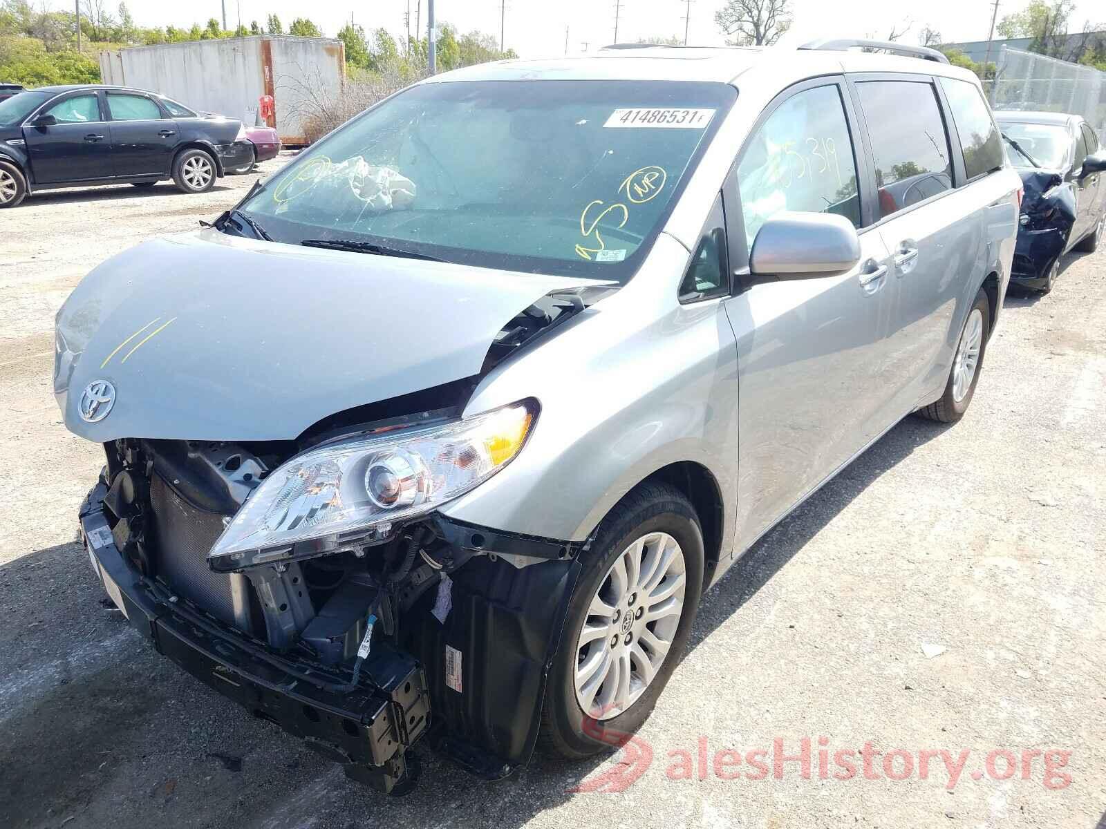 5TDYK3DC6GS713673 2016 TOYOTA SIENNA