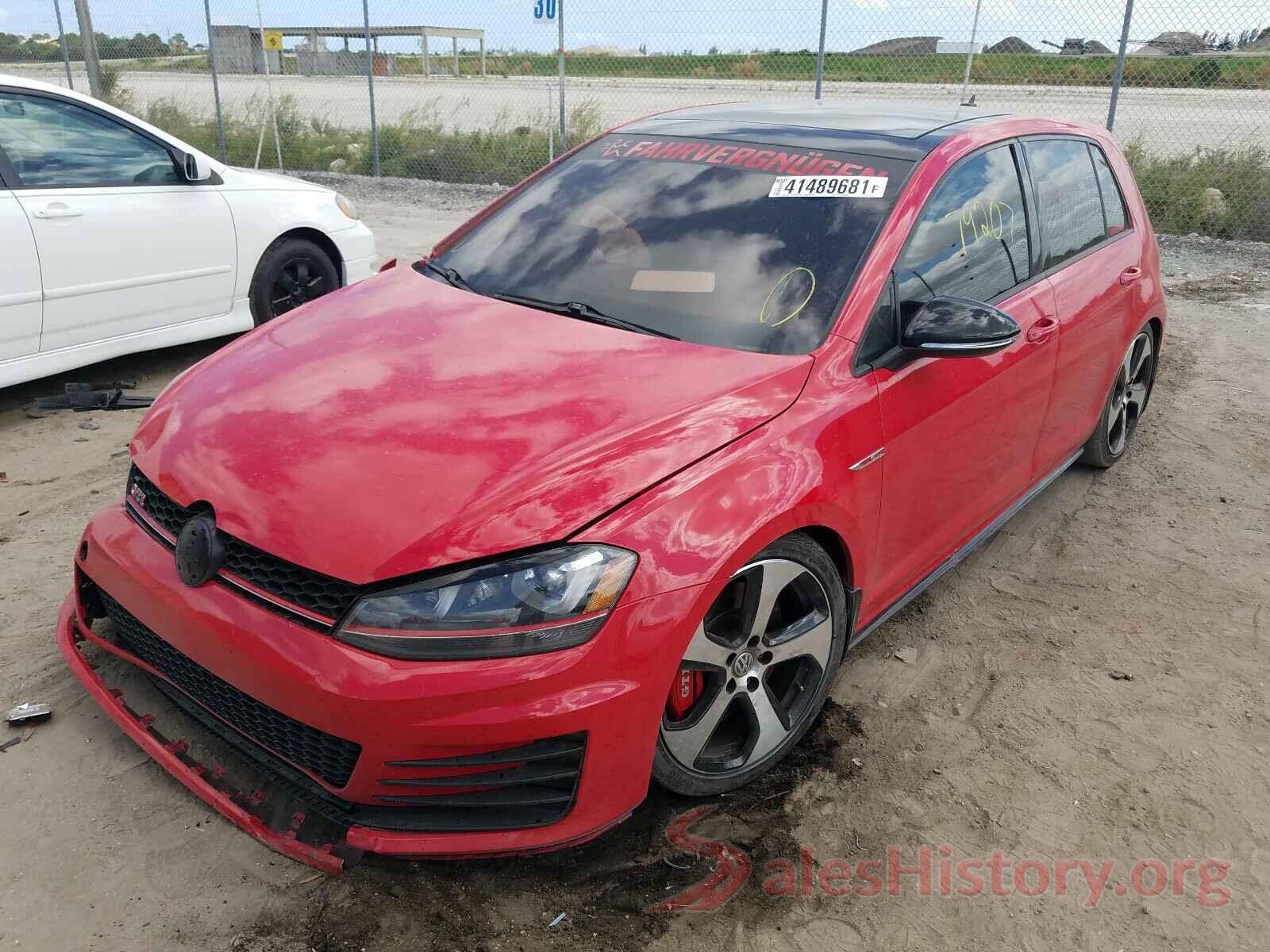 3VW547AU6GM062933 2016 VOLKSWAGEN GTI