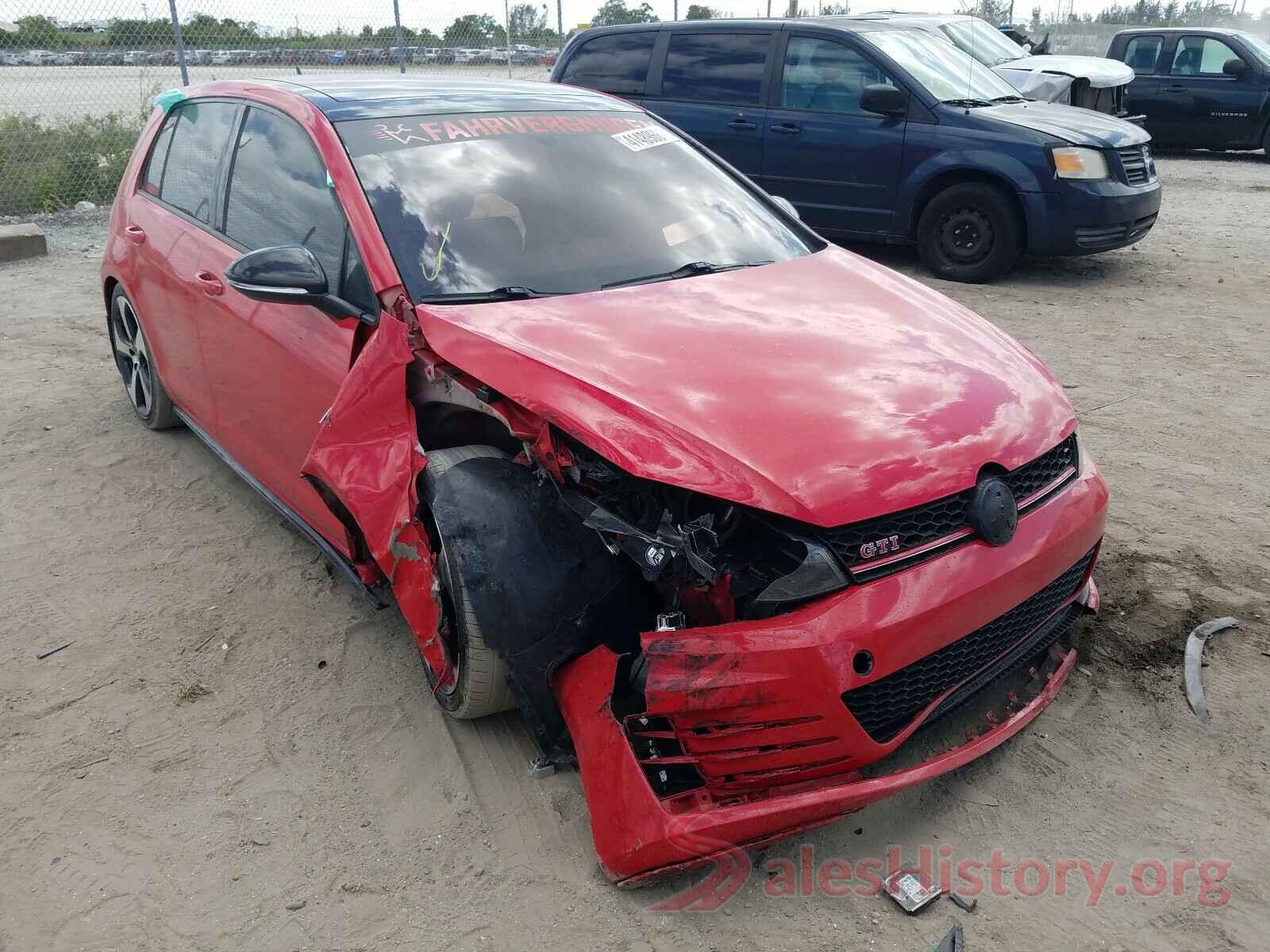 3VW547AU6GM062933 2016 VOLKSWAGEN GTI