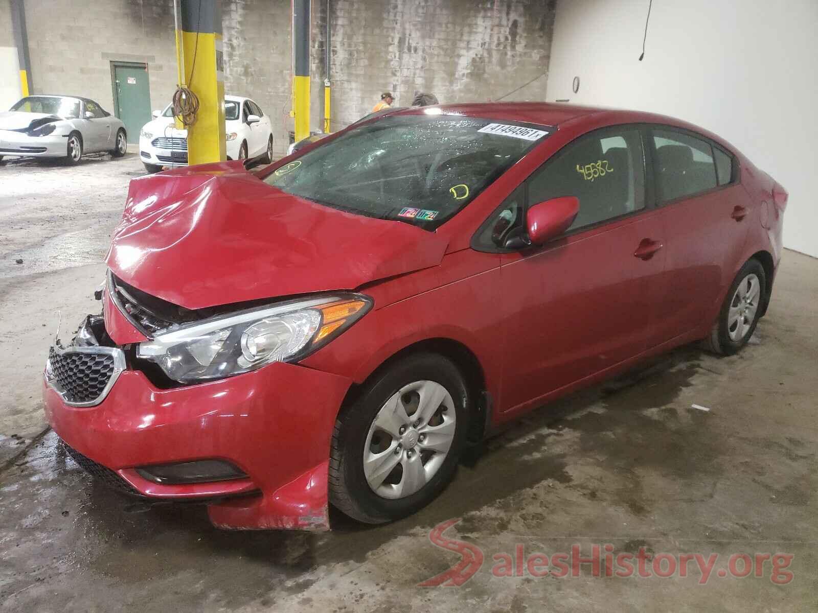 KNAFK4A61G5564345 2016 KIA FORTE