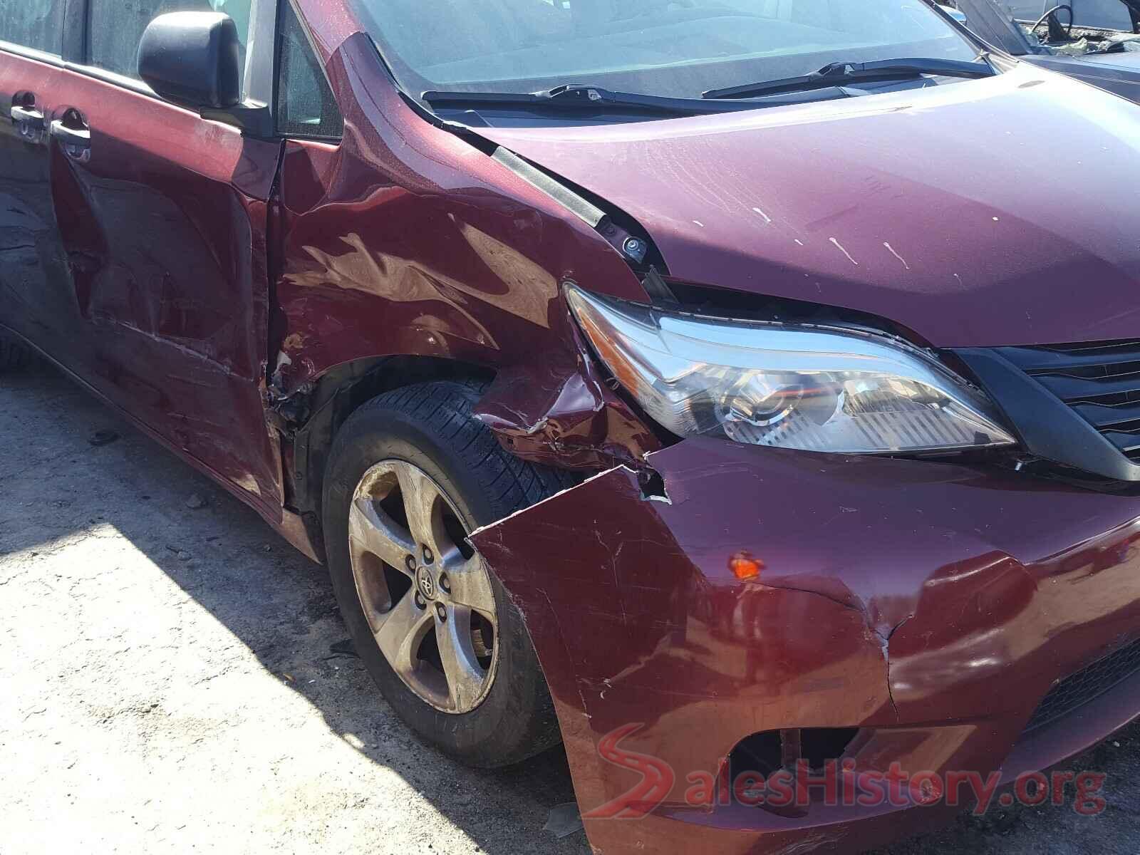 5TDZK3DC6GS750369 2016 TOYOTA SIENNA