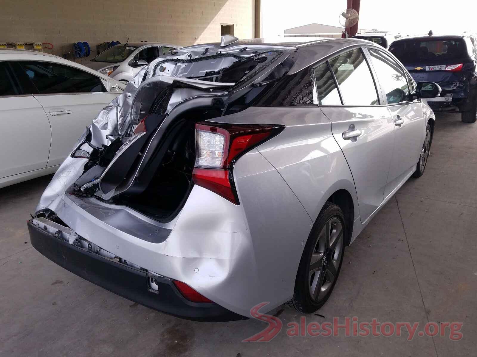 JTDKARFU0K3077148 2019 TOYOTA PRIUS