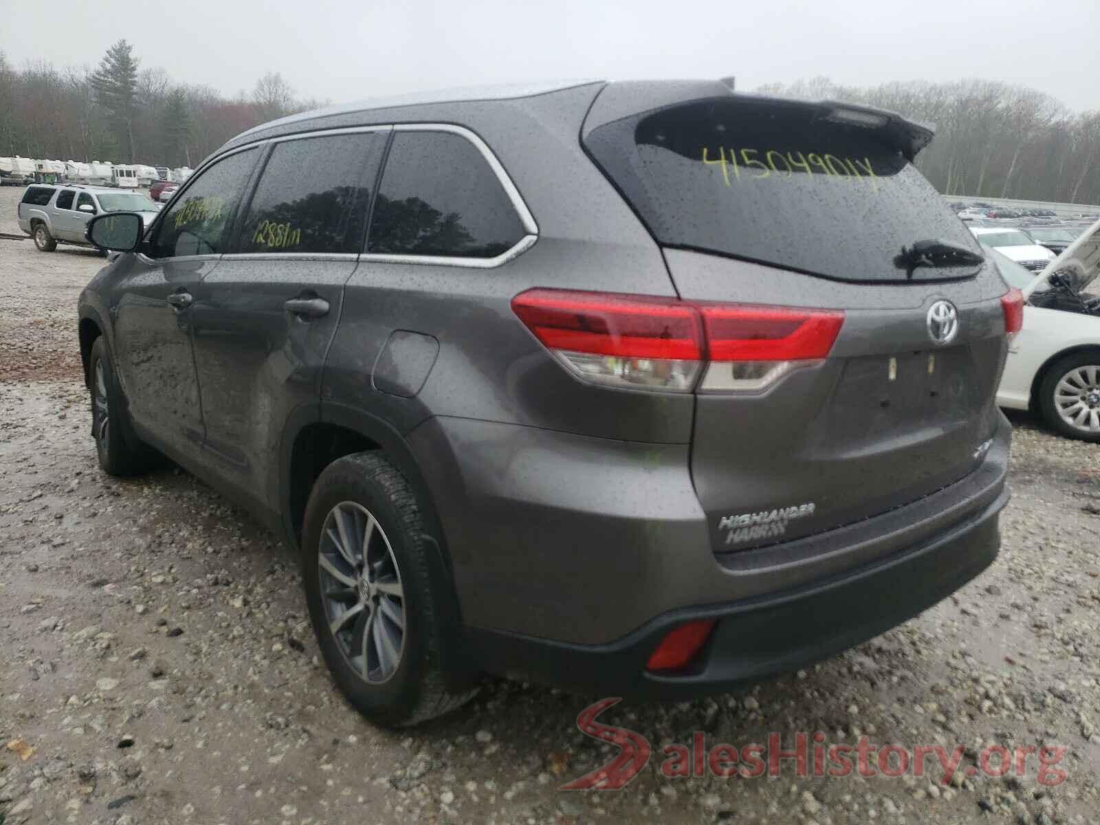 5TDJZRFH5KS621357 2019 TOYOTA HIGHLANDER