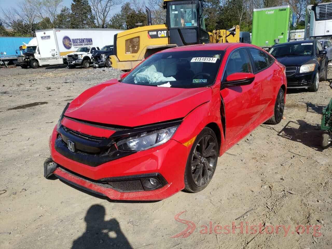 2HGFC2F81KH516667 2019 HONDA CIVIC