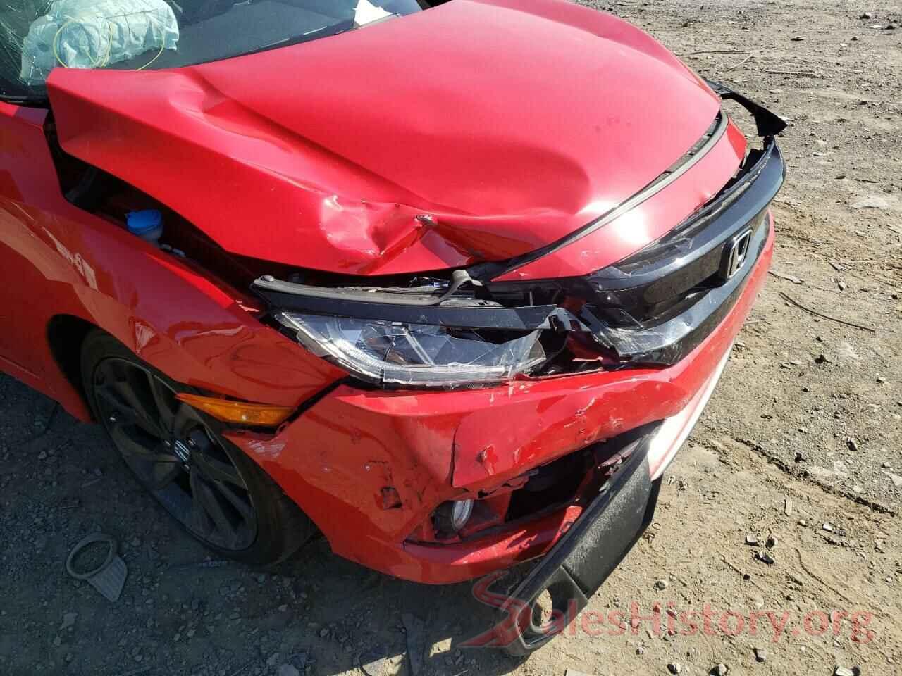 2HGFC2F81KH516667 2019 HONDA CIVIC