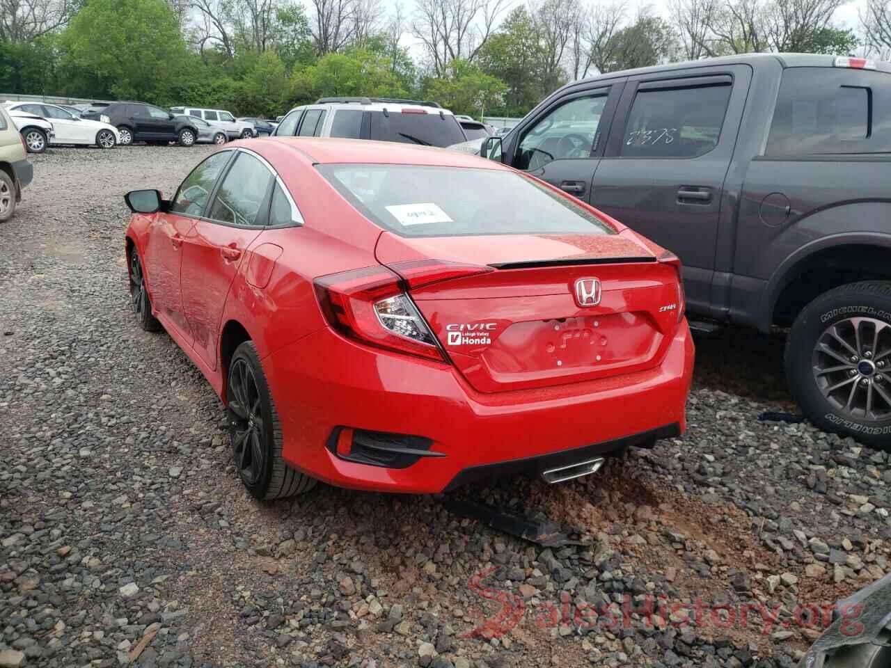 2HGFC2F81KH516667 2019 HONDA CIVIC