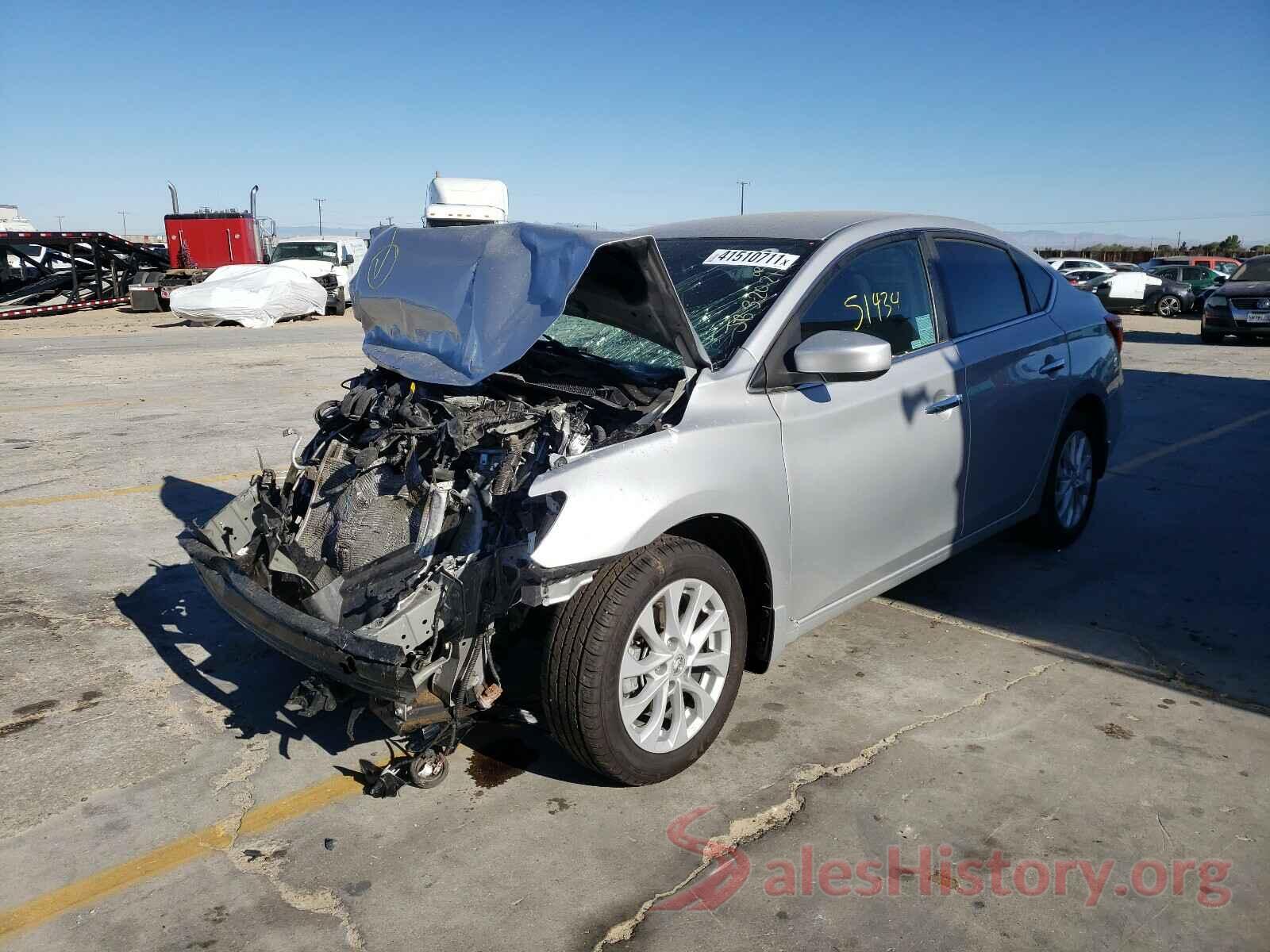 3N1AB7APXKY332199 2019 NISSAN SENTRA