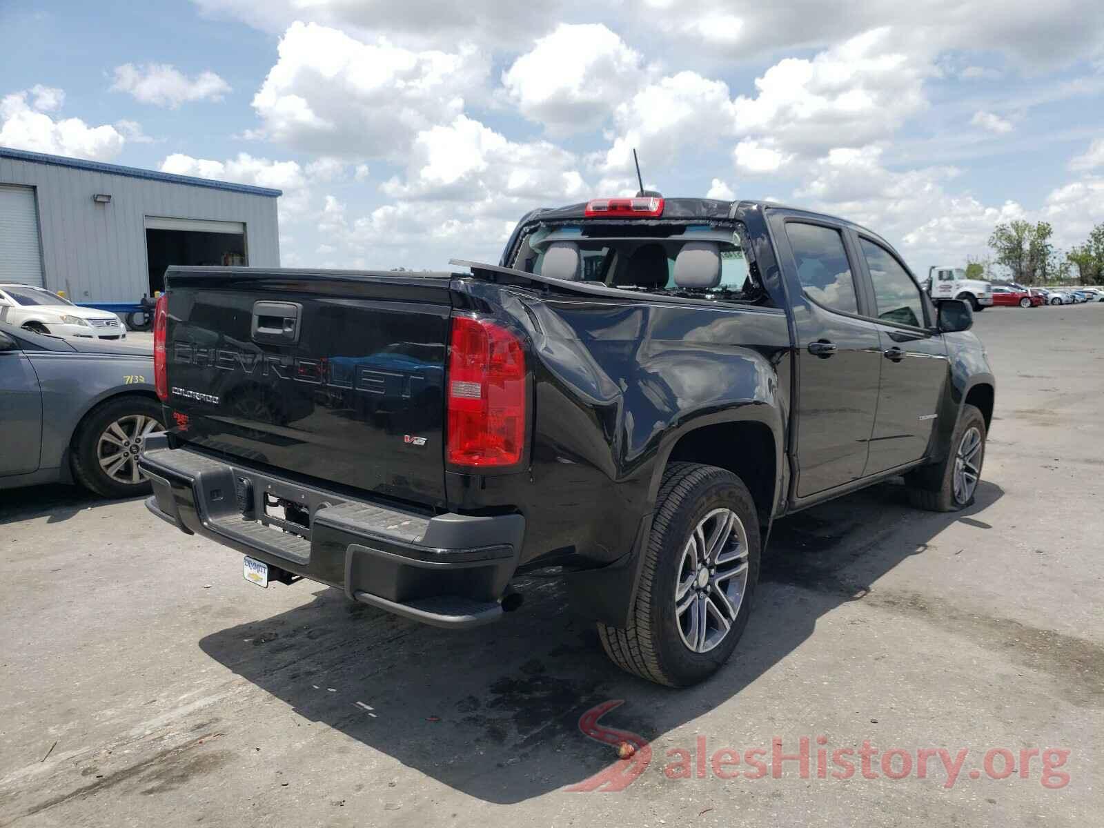 1GCGSBEN5M1167236 2021 CHEVROLET COLORADO