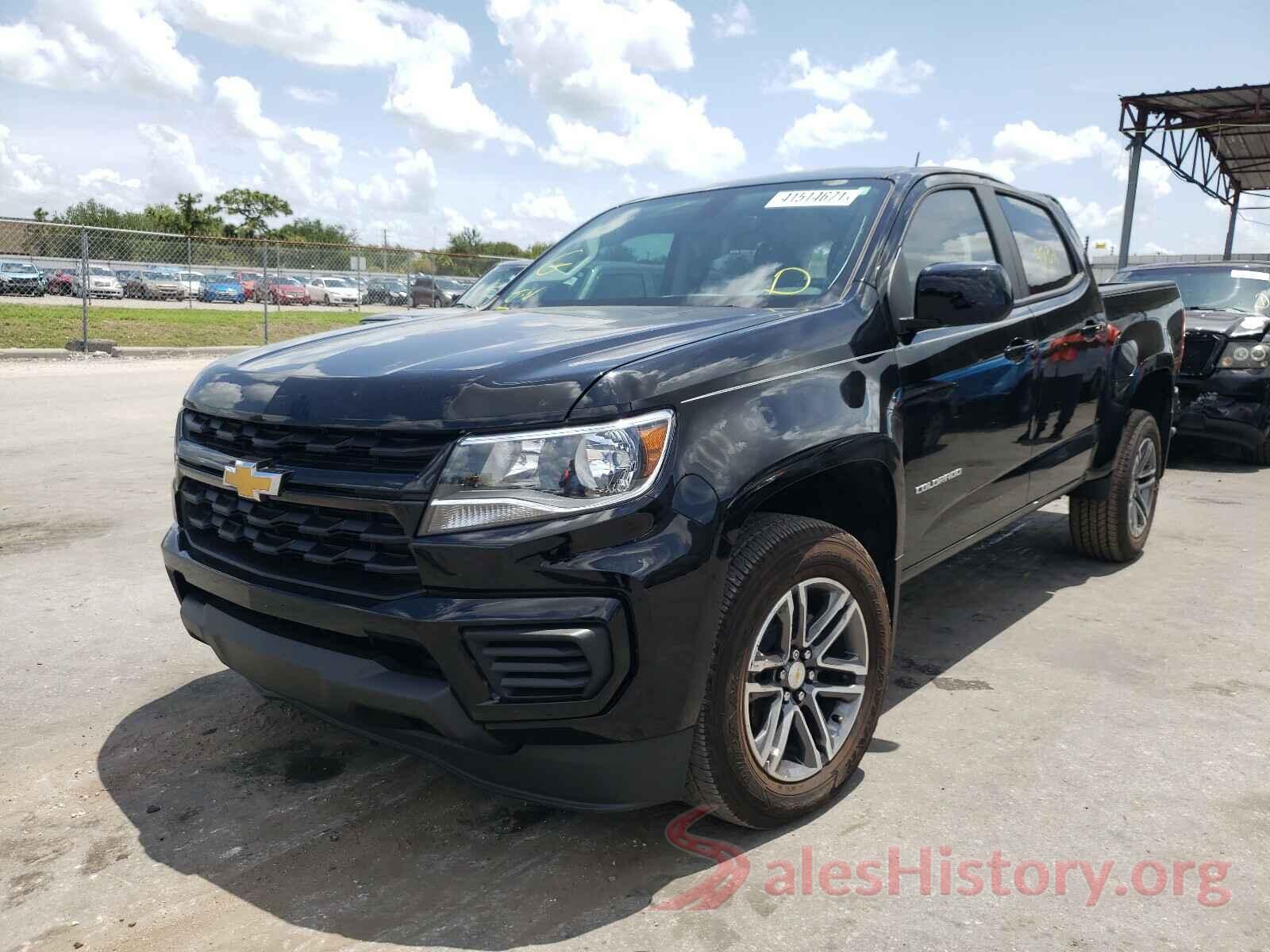 1GCGSBEN5M1167236 2021 CHEVROLET COLORADO