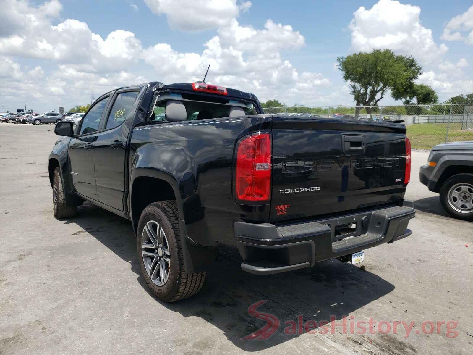 1GCGSBEN5M1167236 2021 CHEVROLET COLORADO