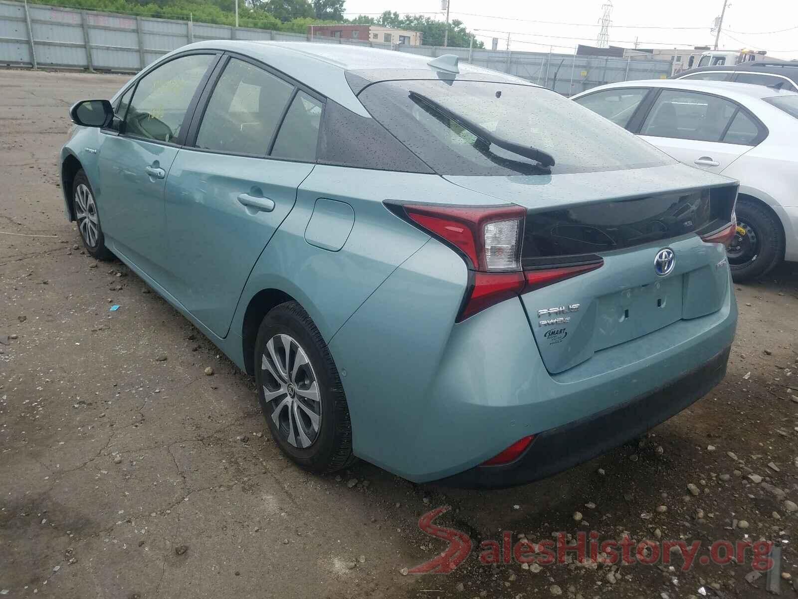 JTDL9RFU6K3004640 2019 TOYOTA PRIUS