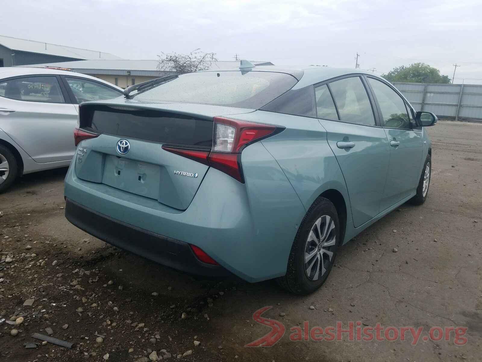 JTDL9RFU6K3004640 2019 TOYOTA PRIUS