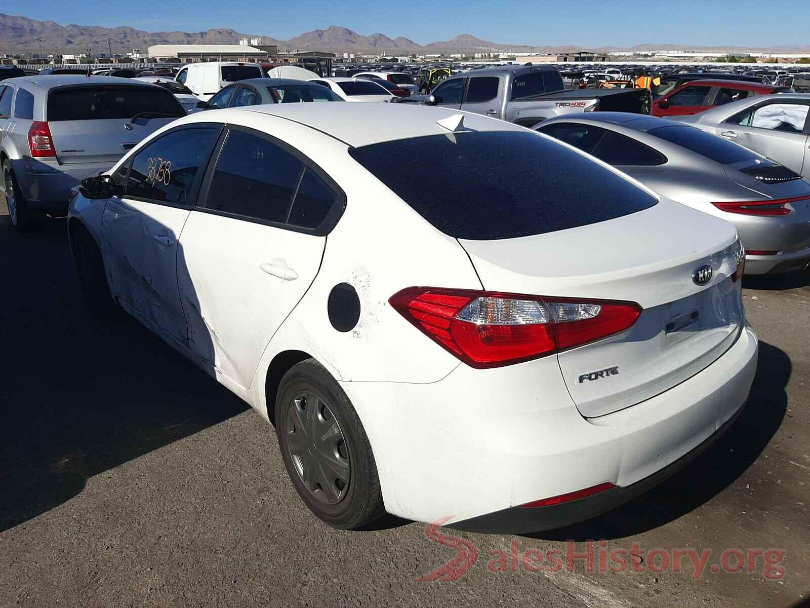 KNAFK4A6XG5533451 2016 KIA FORTE