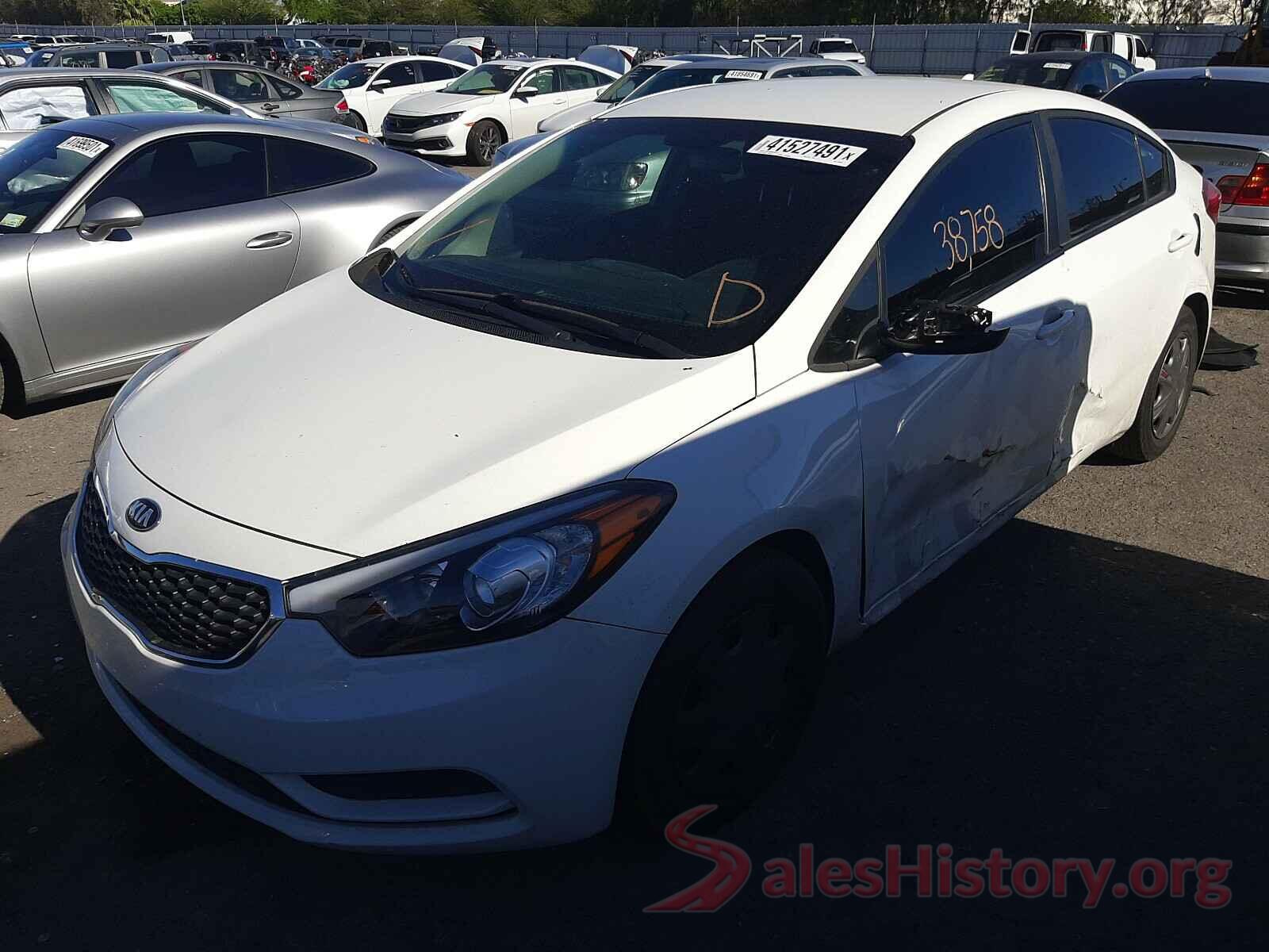 KNAFK4A6XG5533451 2016 KIA FORTE