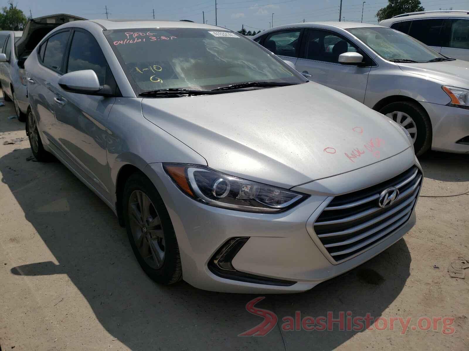 5NPD84LF2JH307708 2018 HYUNDAI ELANTRA