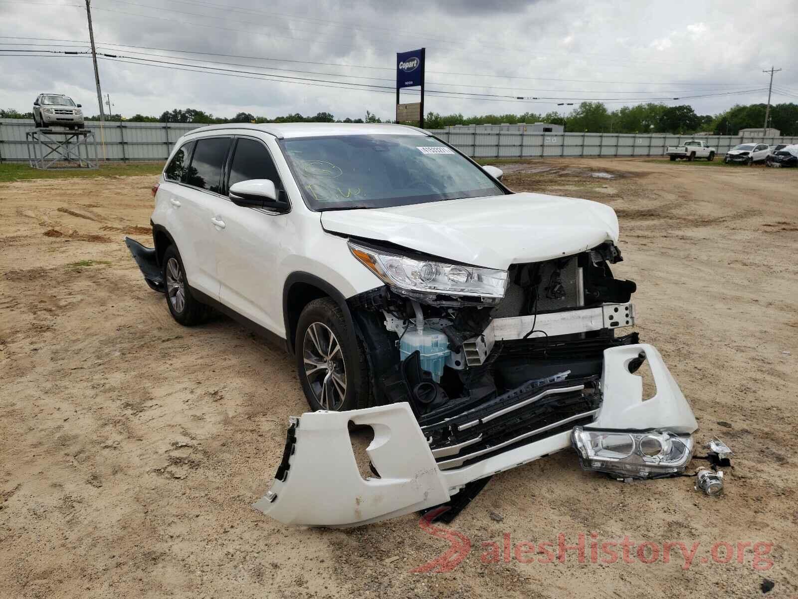 5TDZARFH1KS058141 2019 TOYOTA HIGHLANDER