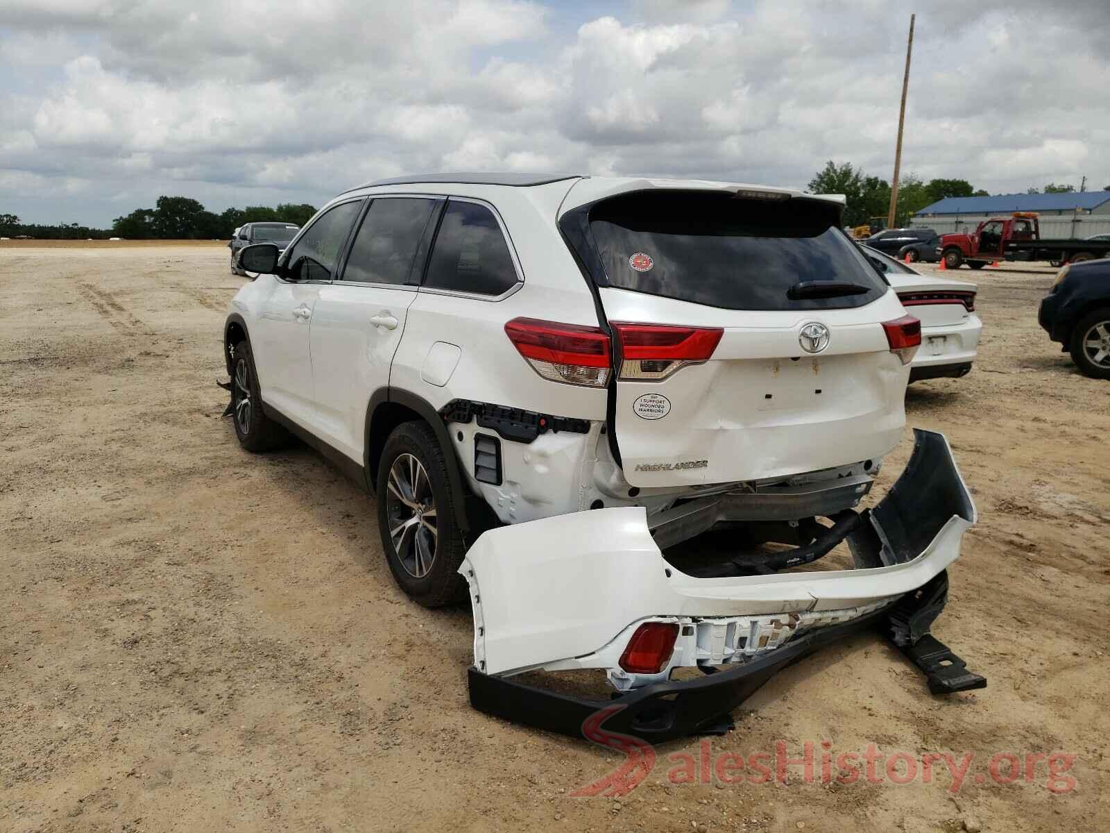 5TDZARFH1KS058141 2019 TOYOTA HIGHLANDER