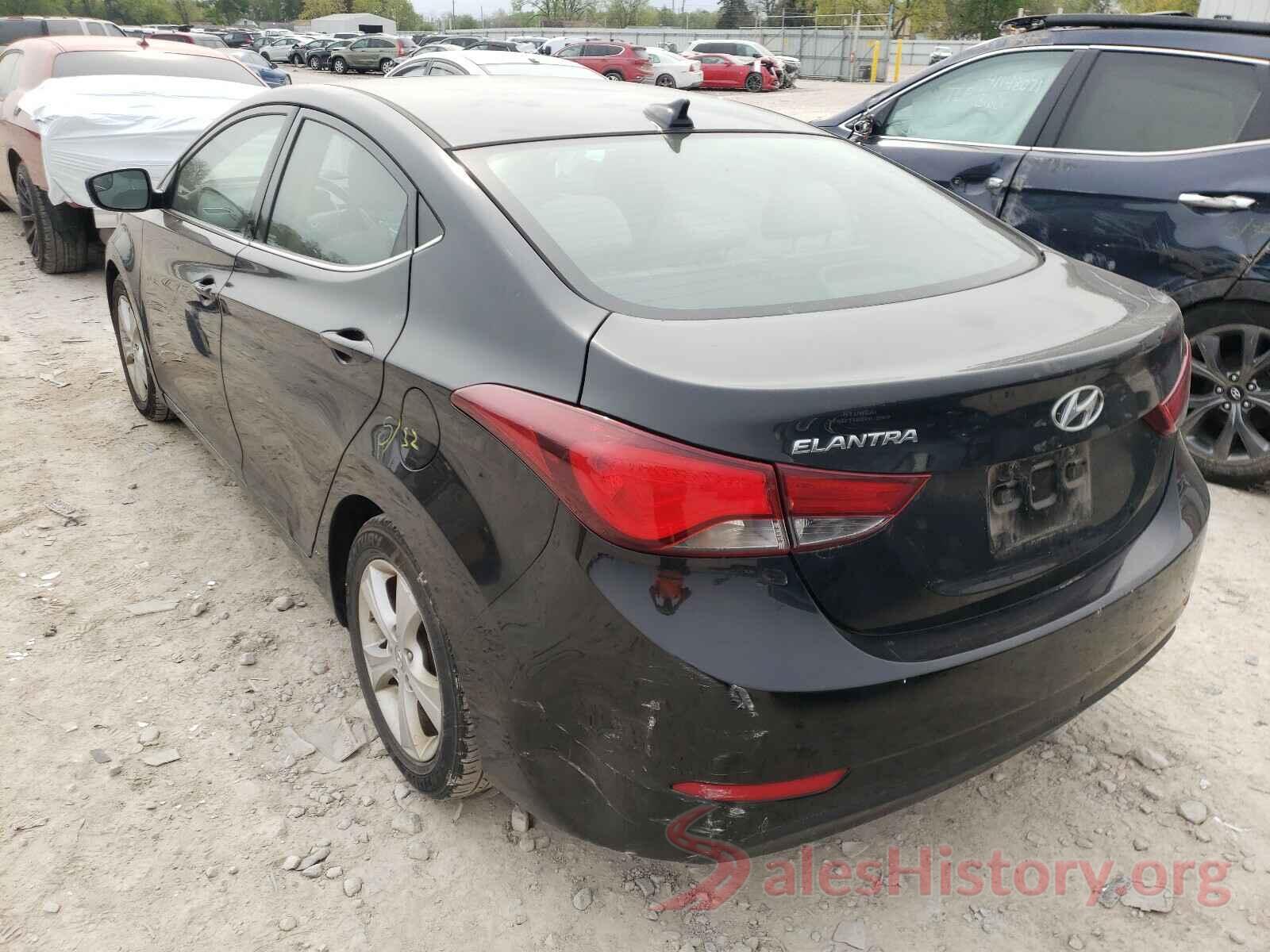 5NPDH4AE5GH677957 2016 HYUNDAI ELANTRA