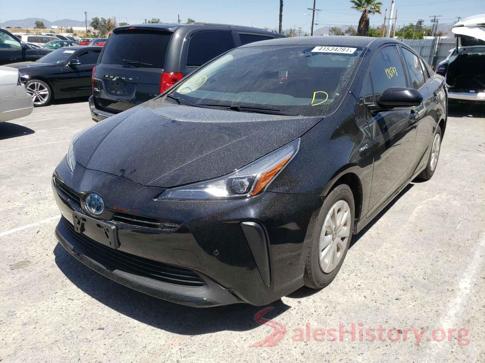 JTDKARFU4K3084538 2019 TOYOTA PRIUS