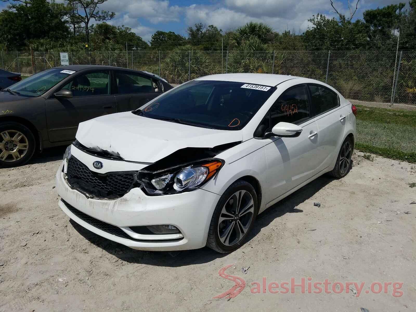 KNAFX4A8XG5514160 2016 KIA FORTE