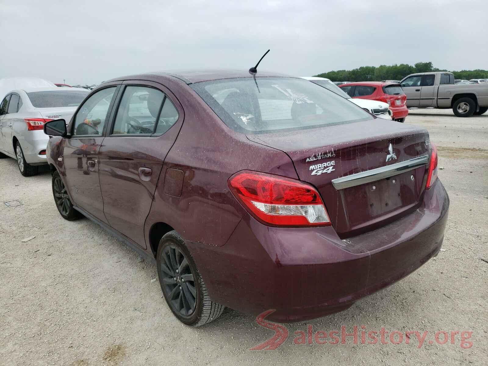 ML32F4FJ0LHF01206 2020 MITSUBISHI MIRAGE