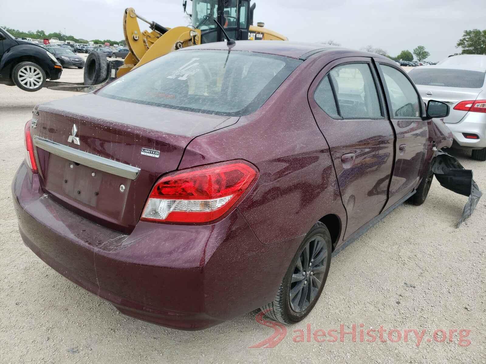 ML32F4FJ0LHF01206 2020 MITSUBISHI MIRAGE