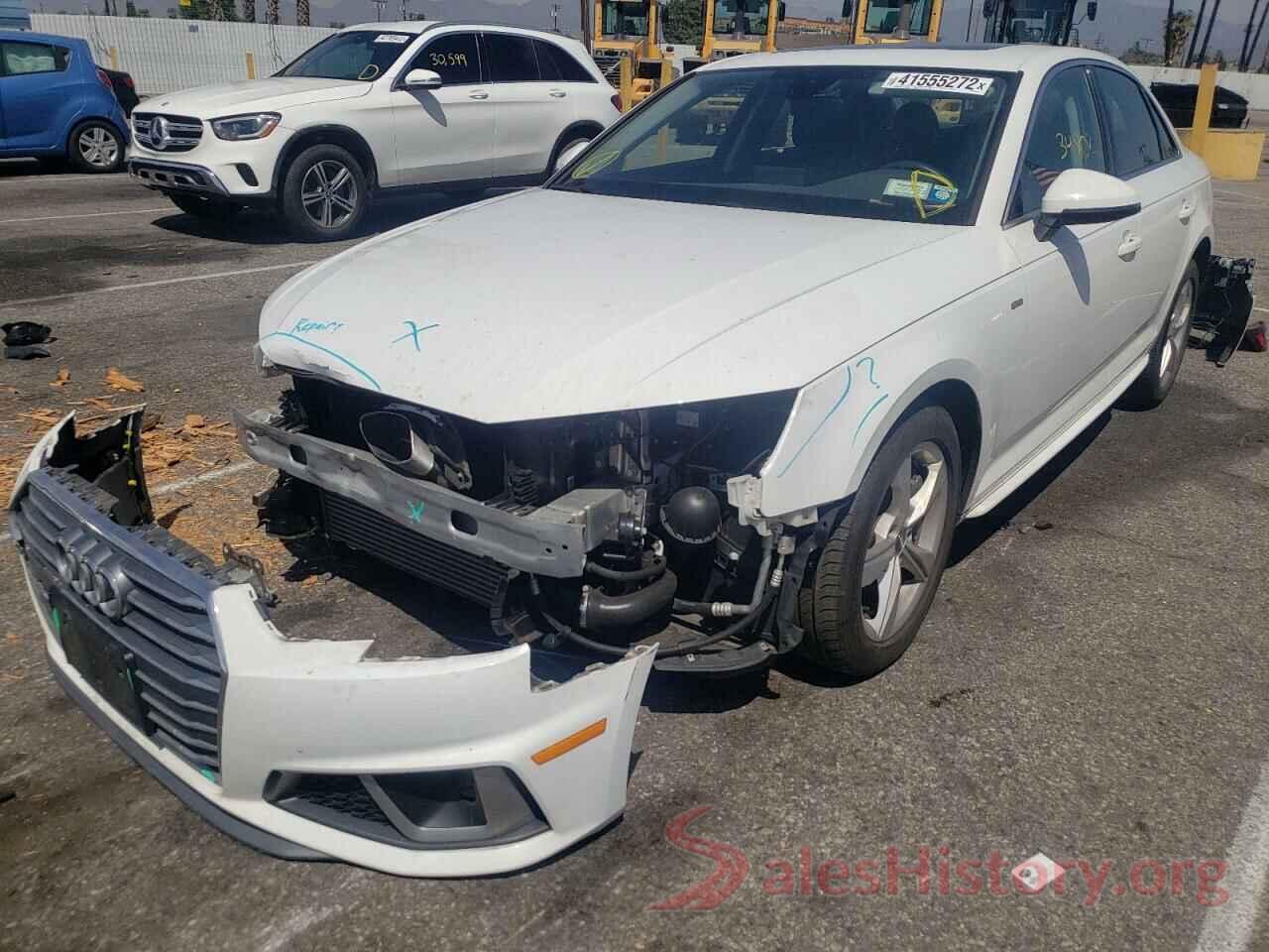 WAUDNAF46KA011372 2019 AUDI A4