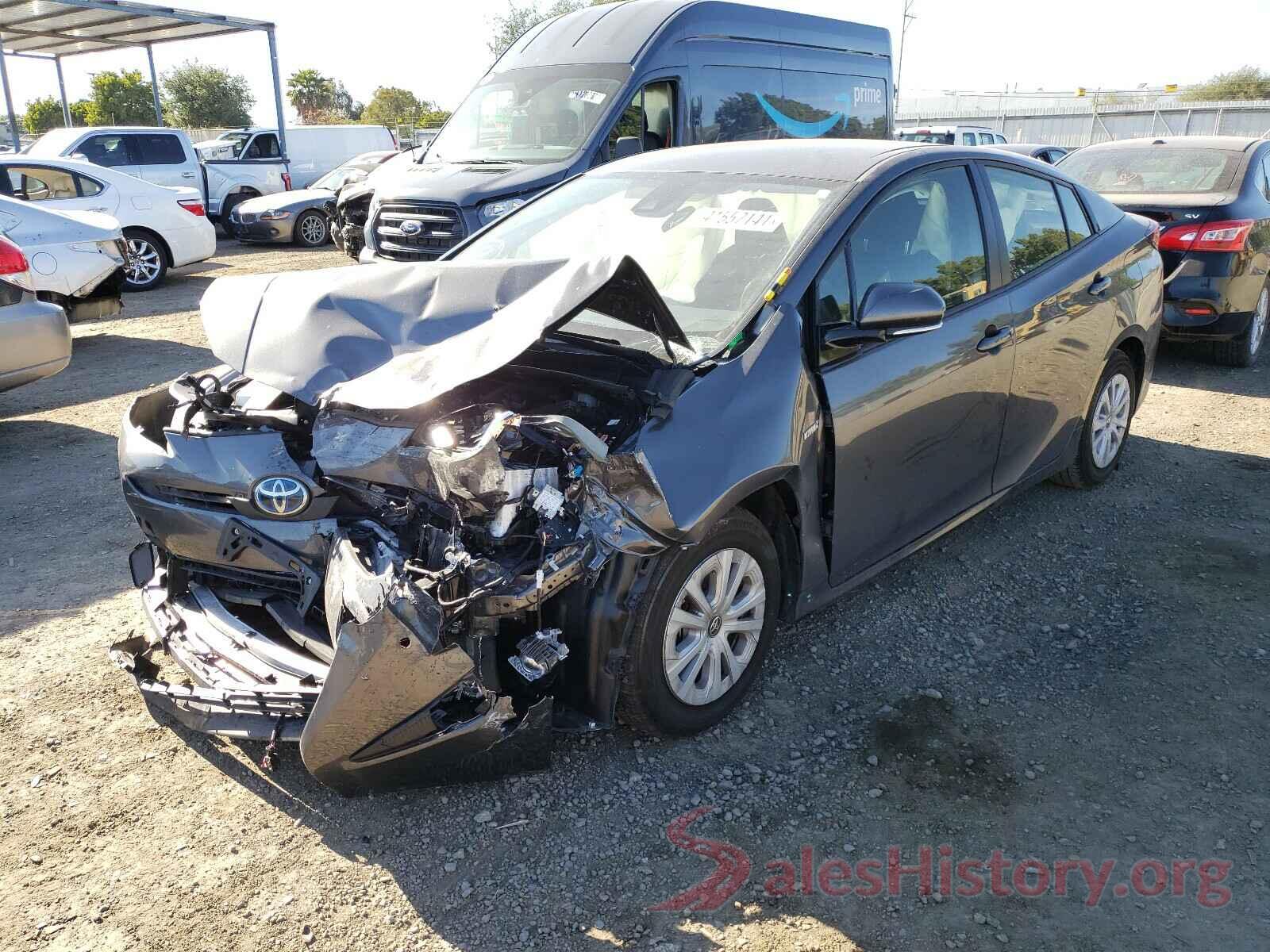 JTDKARFU0K3091499 2019 TOYOTA PRIUS