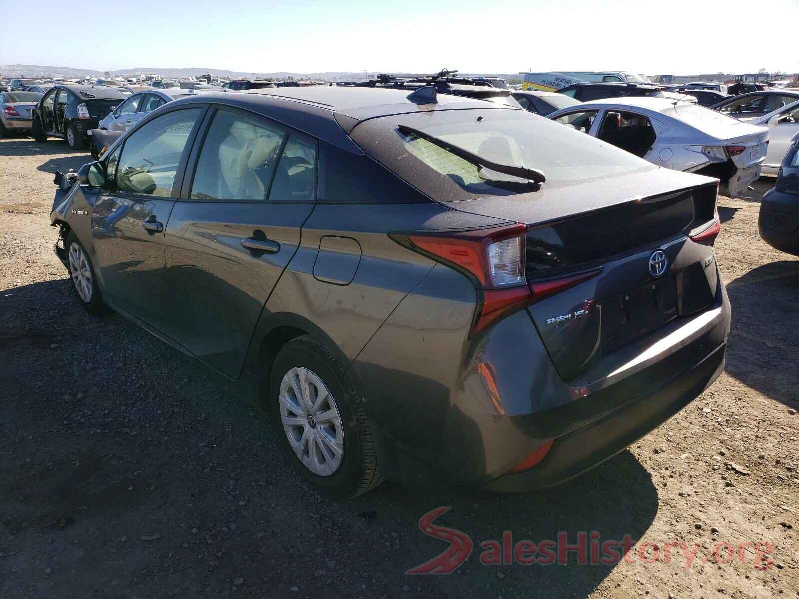 JTDKARFU0K3091499 2019 TOYOTA PRIUS