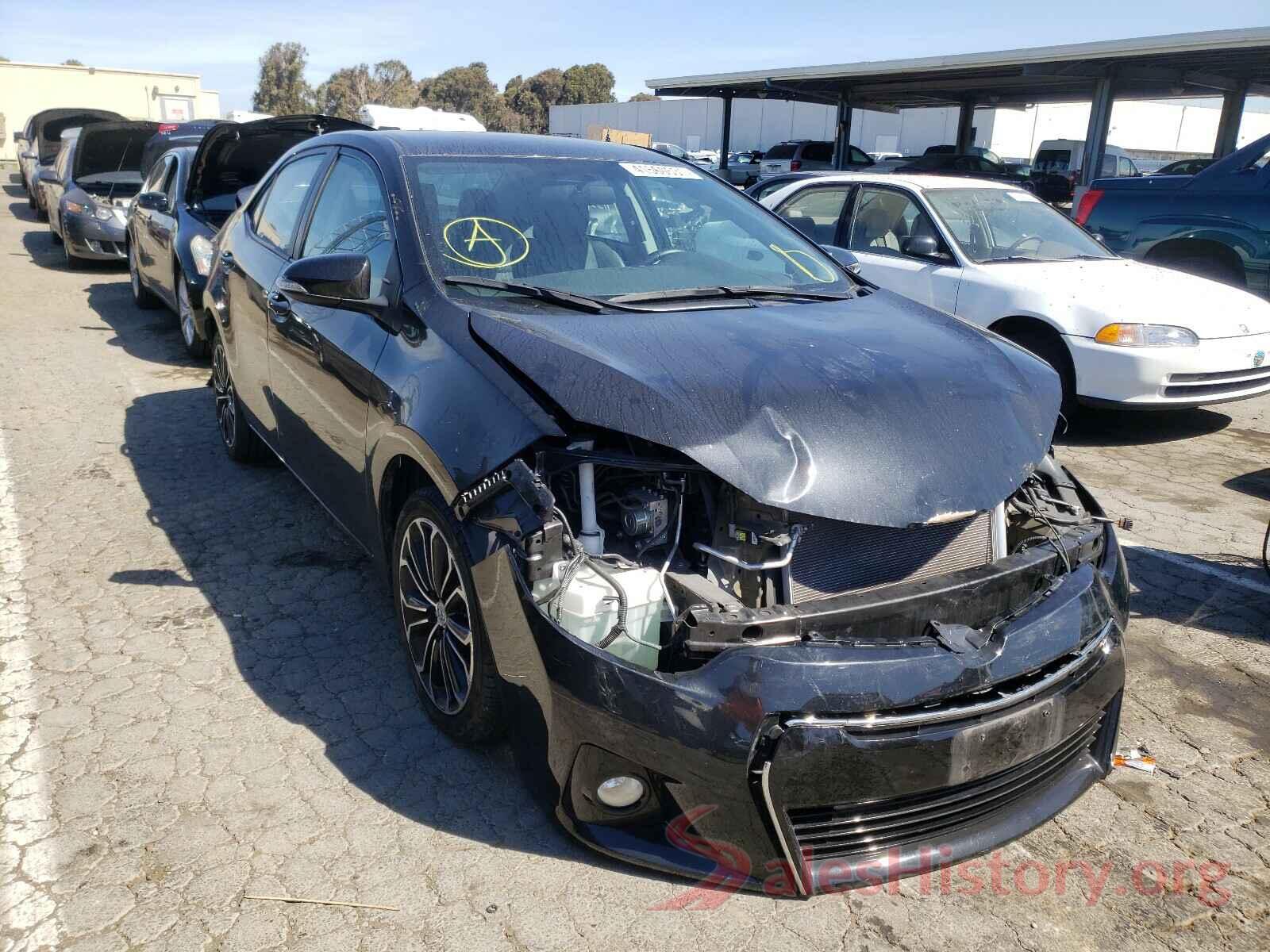 5YFBURHE3GP422927 2016 TOYOTA COROLLA