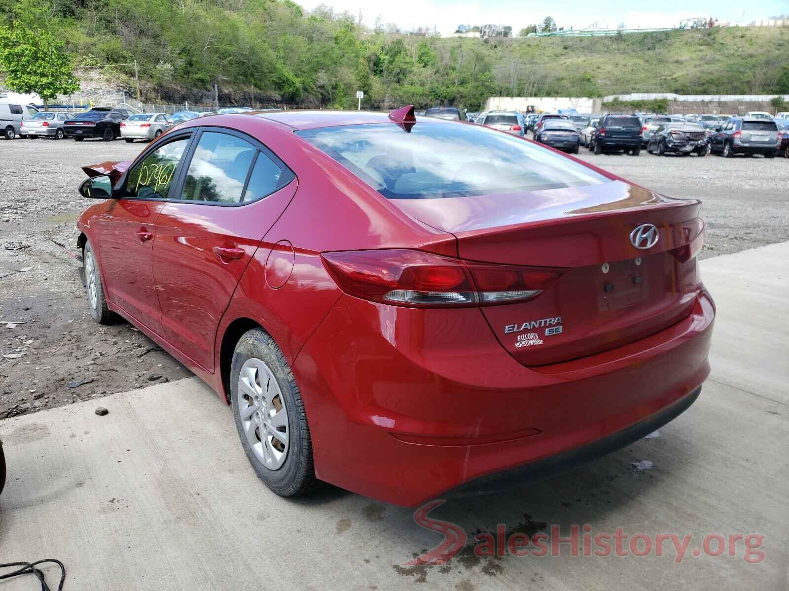 5NPD74LFXHH102912 2017 HYUNDAI ELANTRA