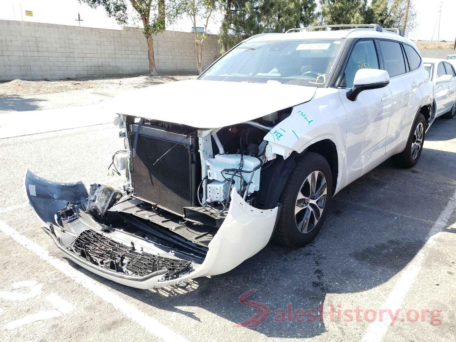 5TDHZRAH4MS515023 2021 TOYOTA HIGHLANDER