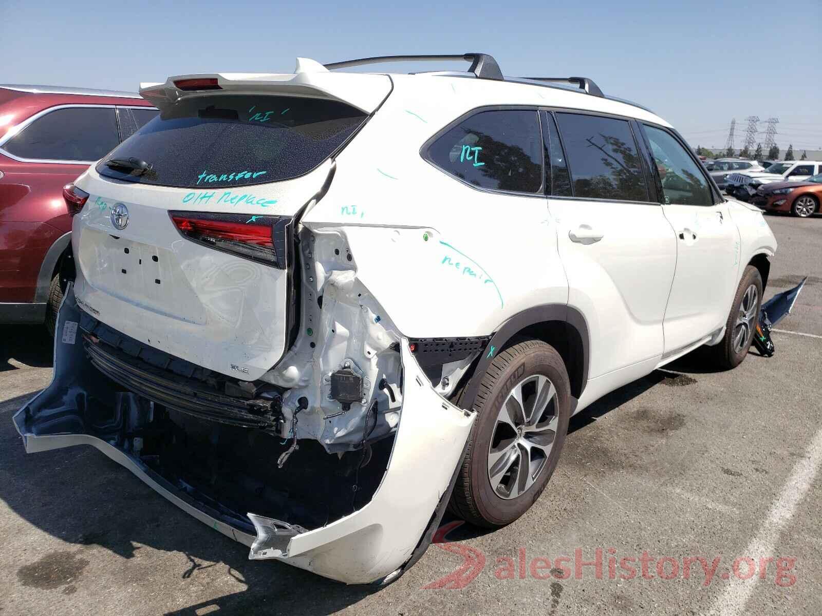 5TDHZRAH4MS515023 2021 TOYOTA HIGHLANDER