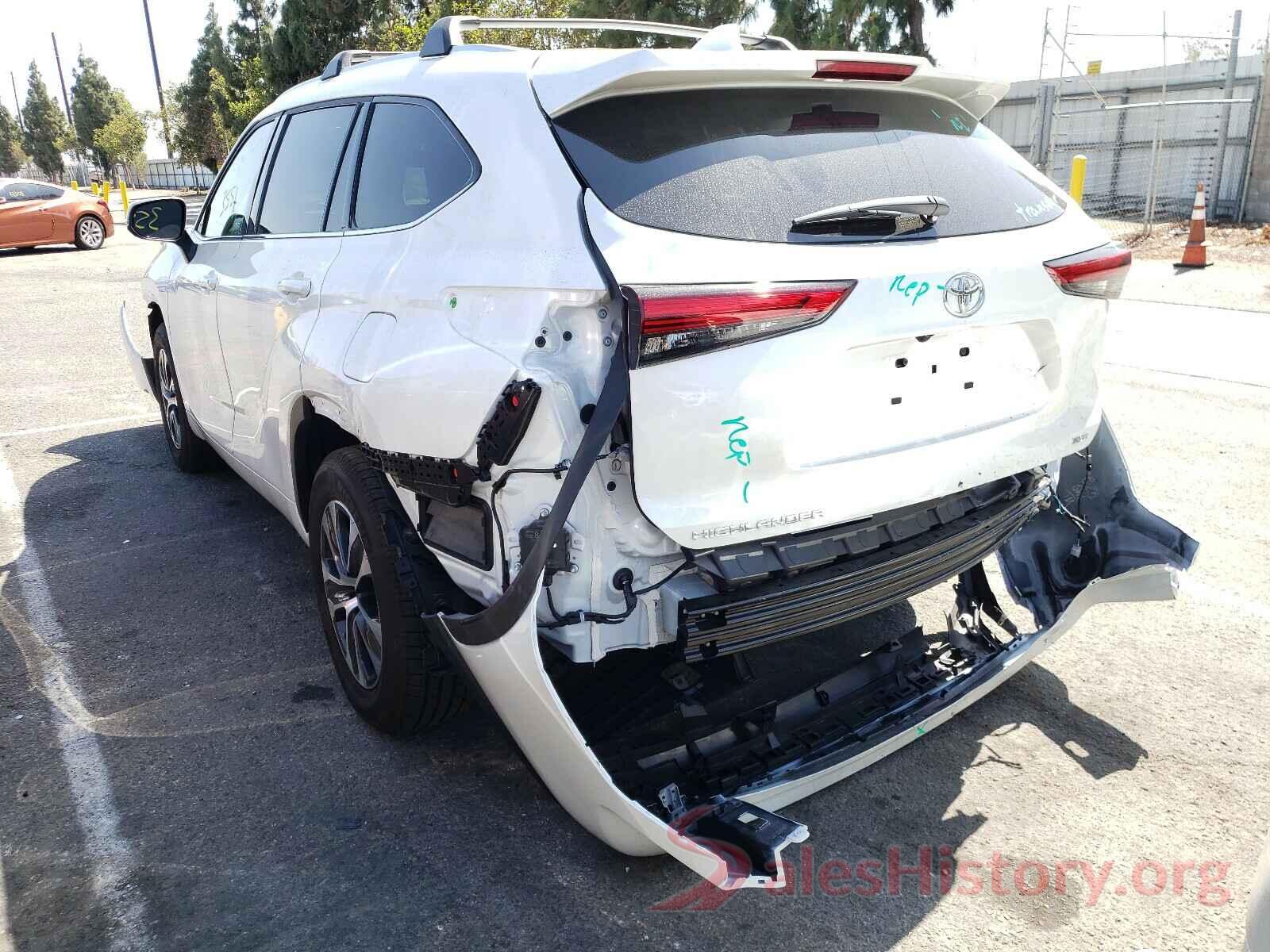 5TDHZRAH4MS515023 2021 TOYOTA HIGHLANDER