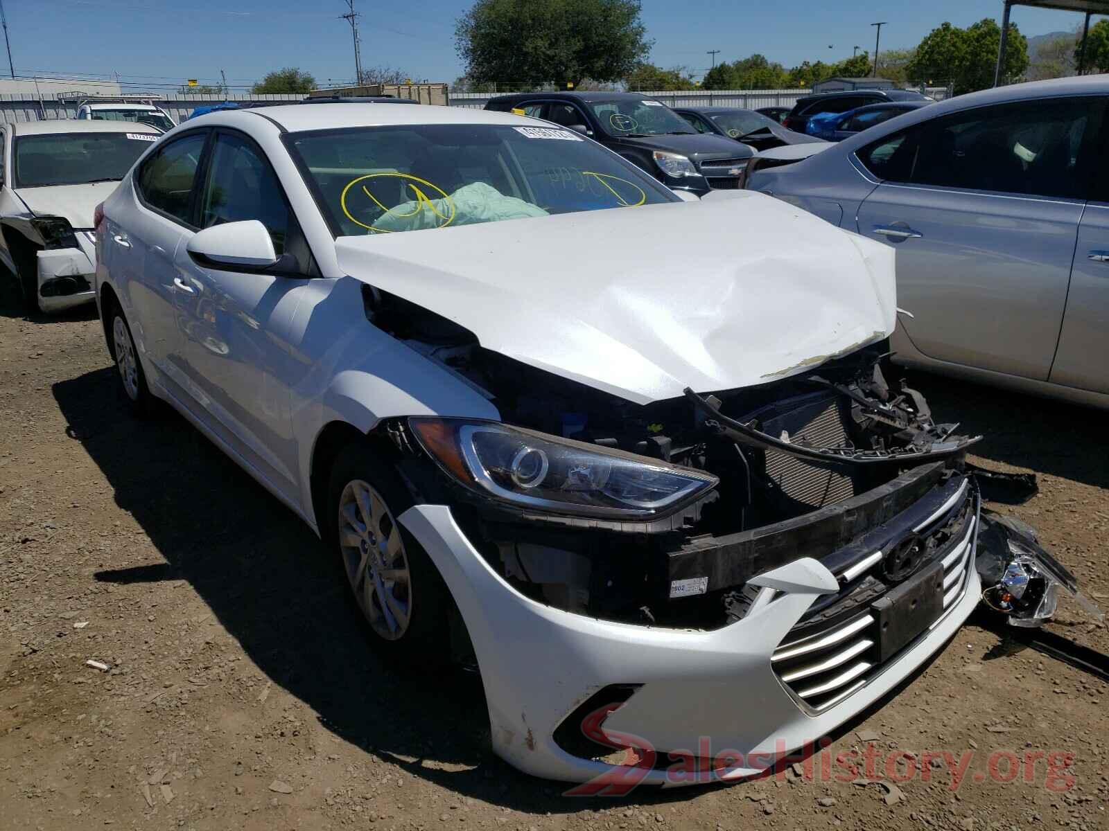 5NPD74LF2HH113080 2017 HYUNDAI ELANTRA