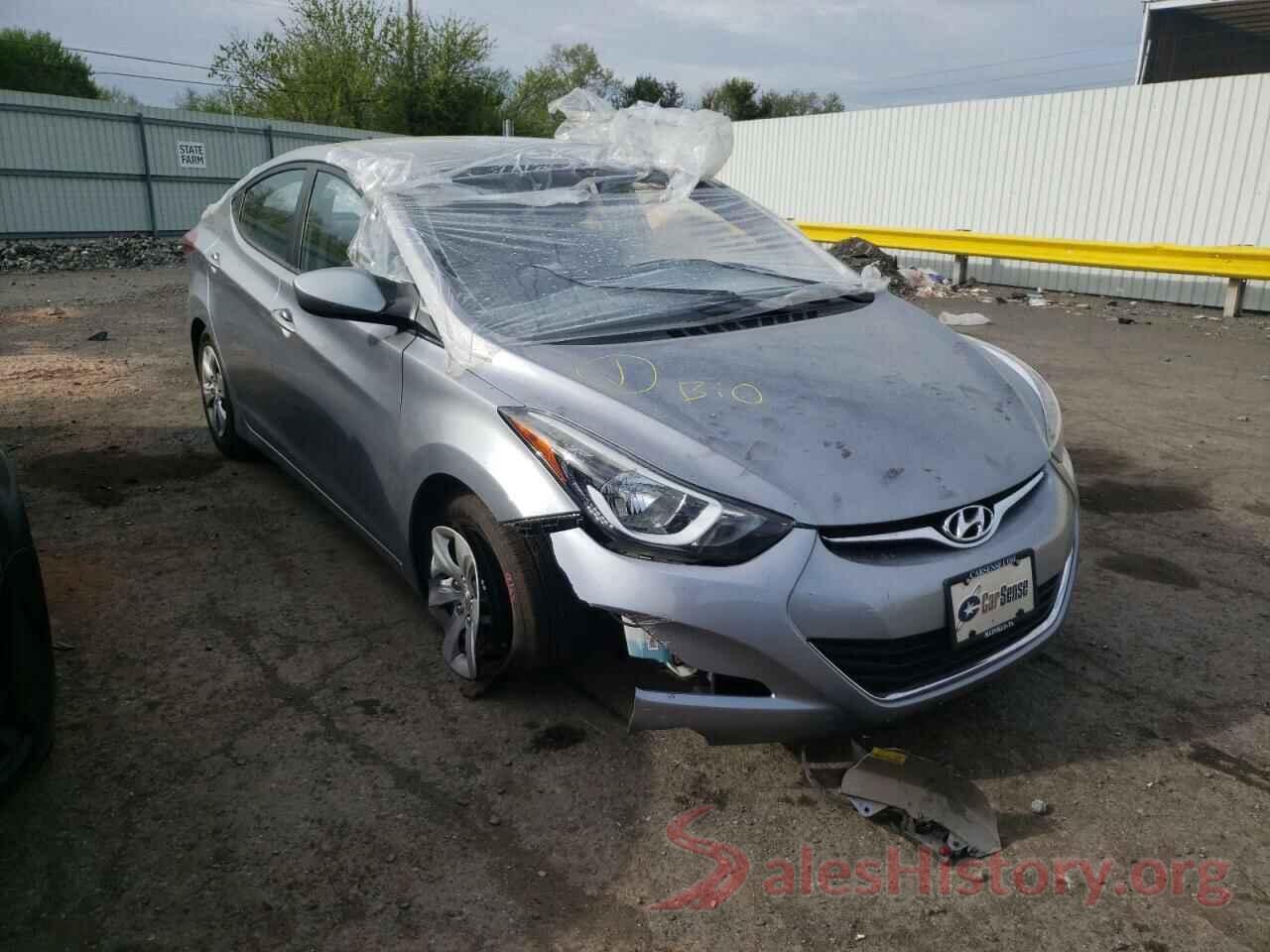 5NPDH4AE0GH731634 2016 HYUNDAI ELANTRA