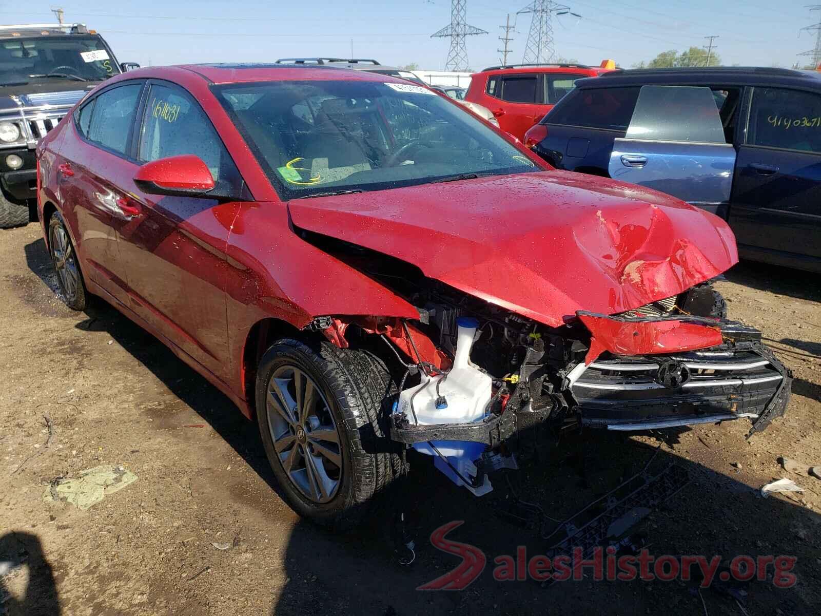 5NPD84LF5JH253515 2018 HYUNDAI ELANTRA