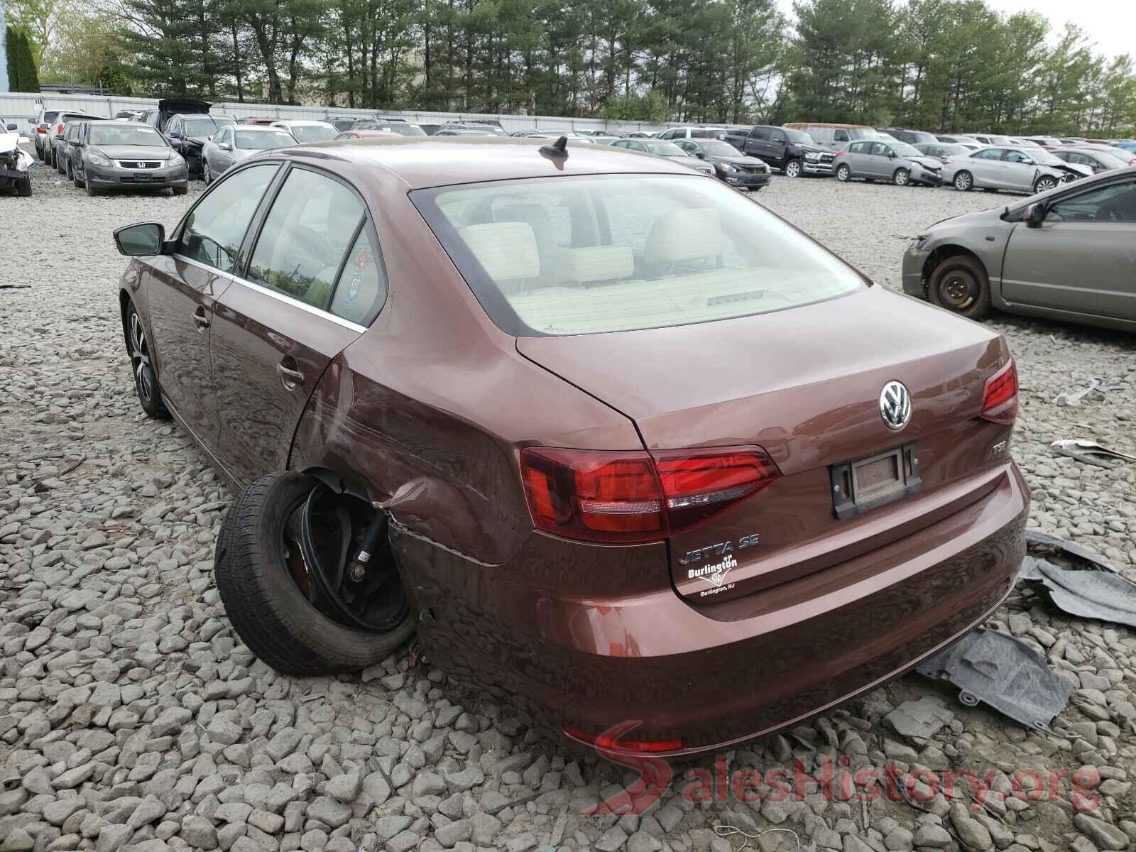 3VWDB7AJ6HM262042 2017 VOLKSWAGEN JETTA