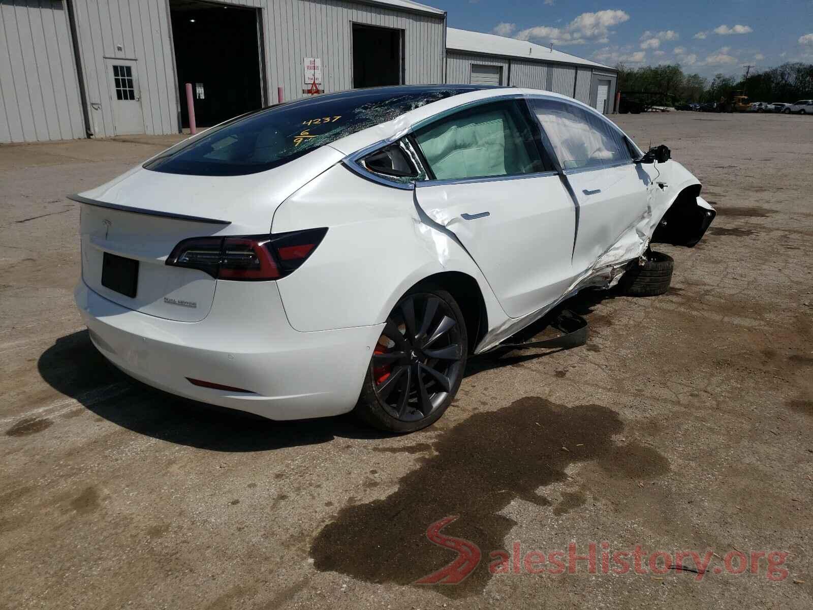 5YJ3E1EC7LF784237 2020 TESLA MODEL 3