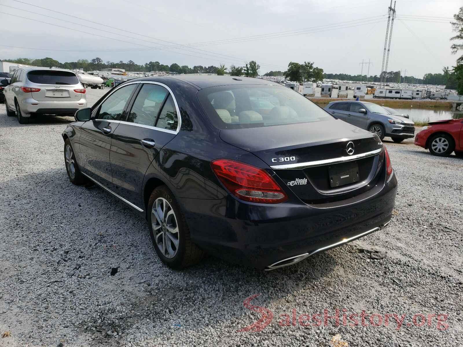 55SWF4KB2JU253403 2018 MERCEDES-BENZ C CLASS