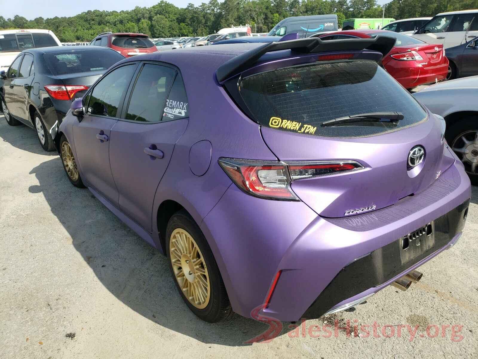 JTNK4RBE7K3068402 2019 TOYOTA COROLLA