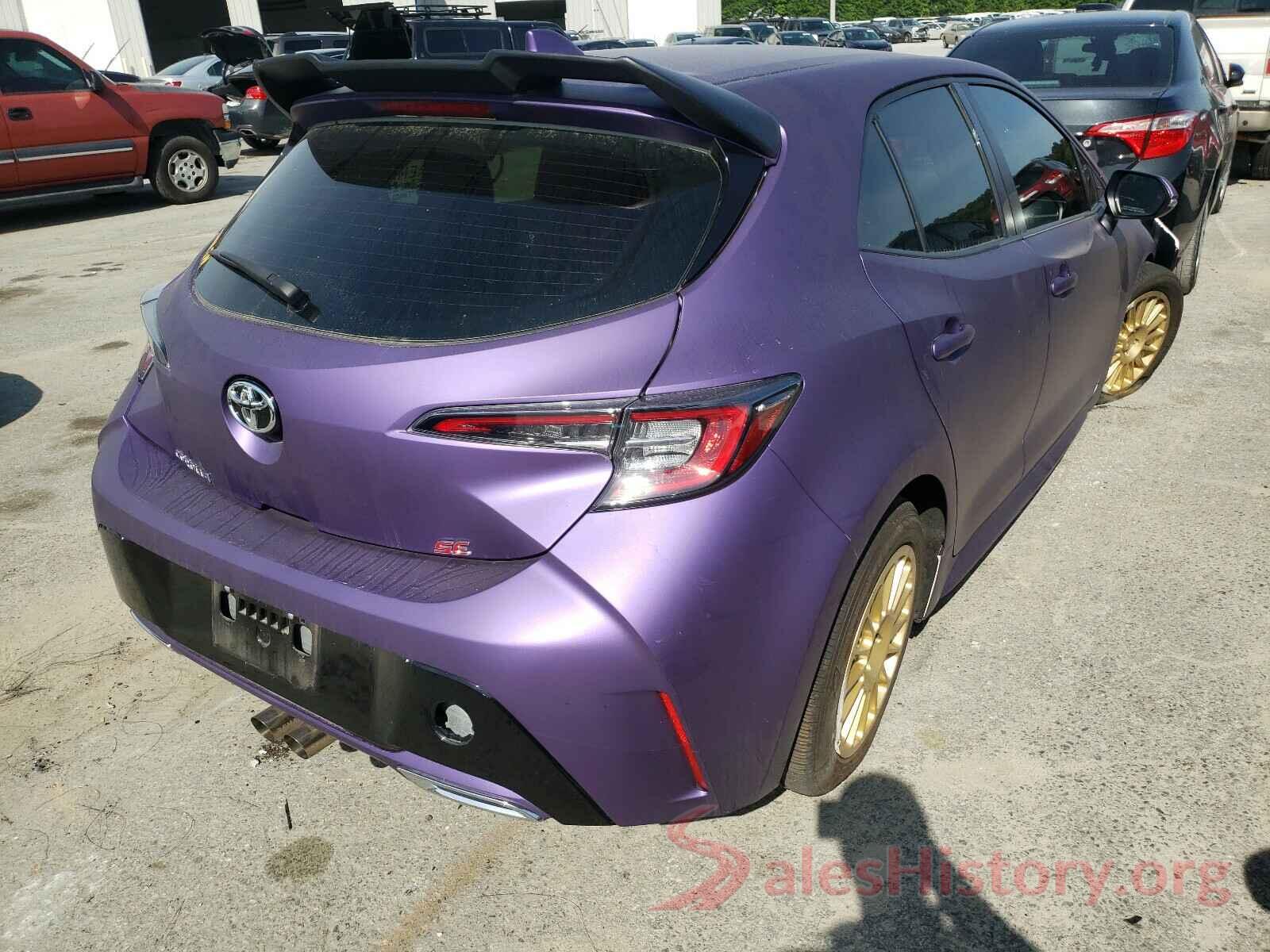 JTNK4RBE7K3068402 2019 TOYOTA COROLLA