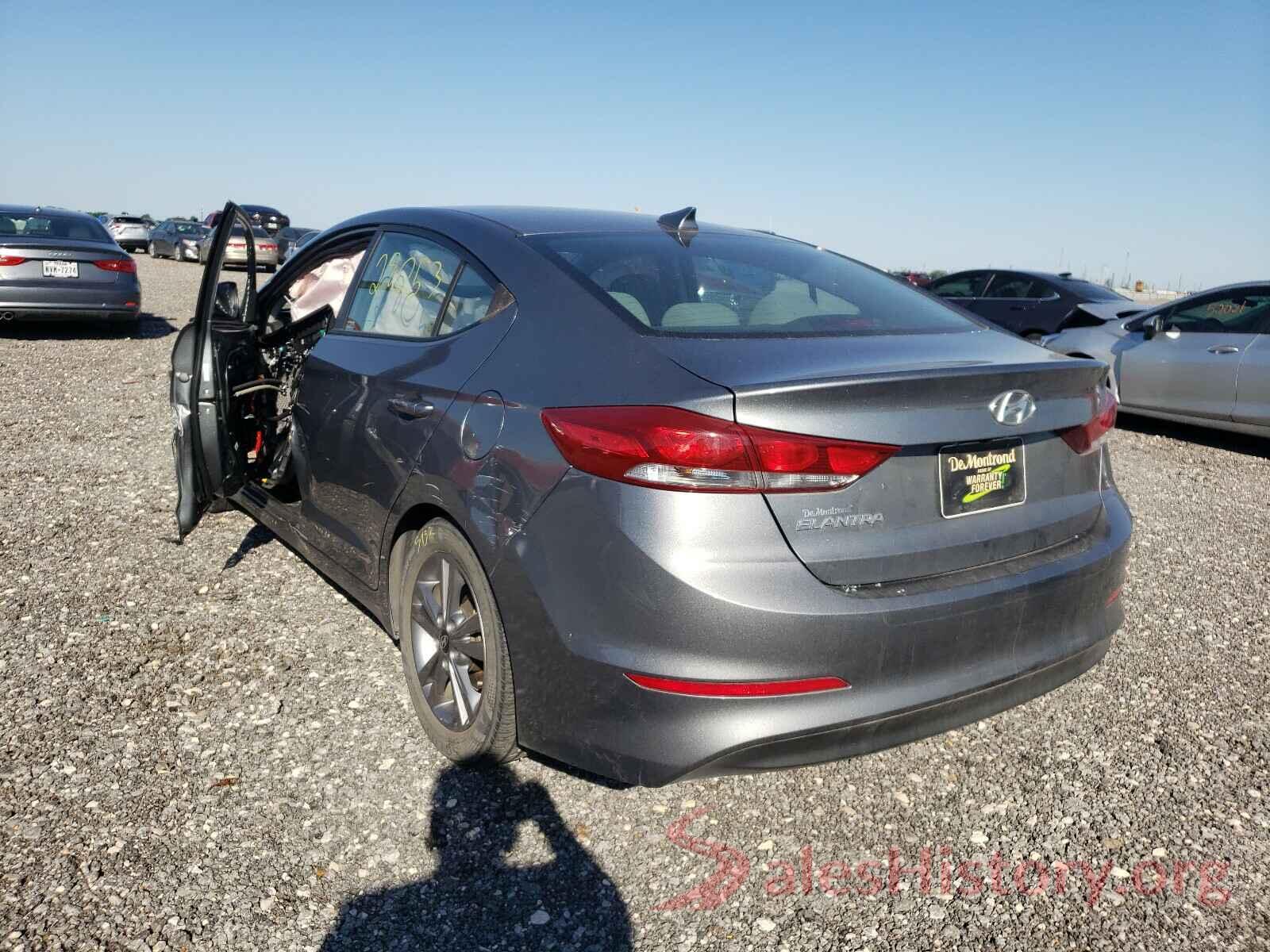 KMHD84LF9JU614021 2018 HYUNDAI ELANTRA