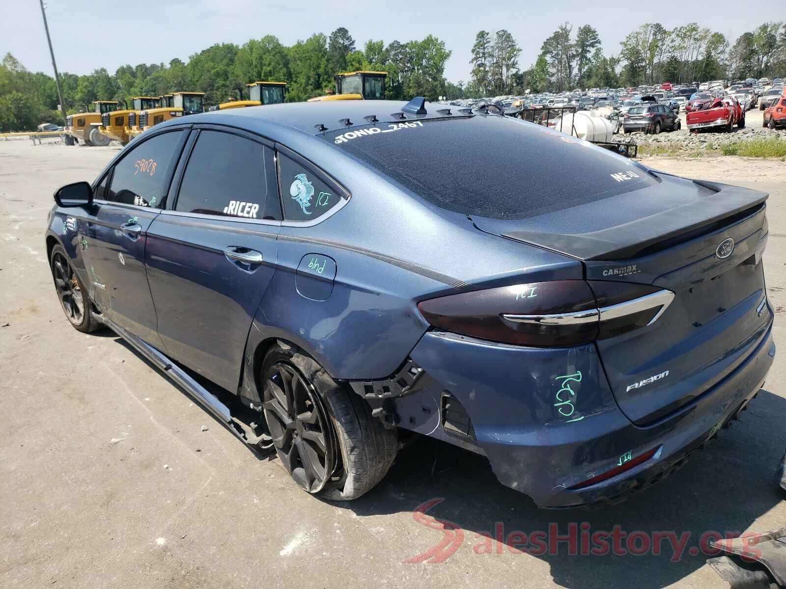 3FA6P0RU3KR183110 2019 FORD FUSION