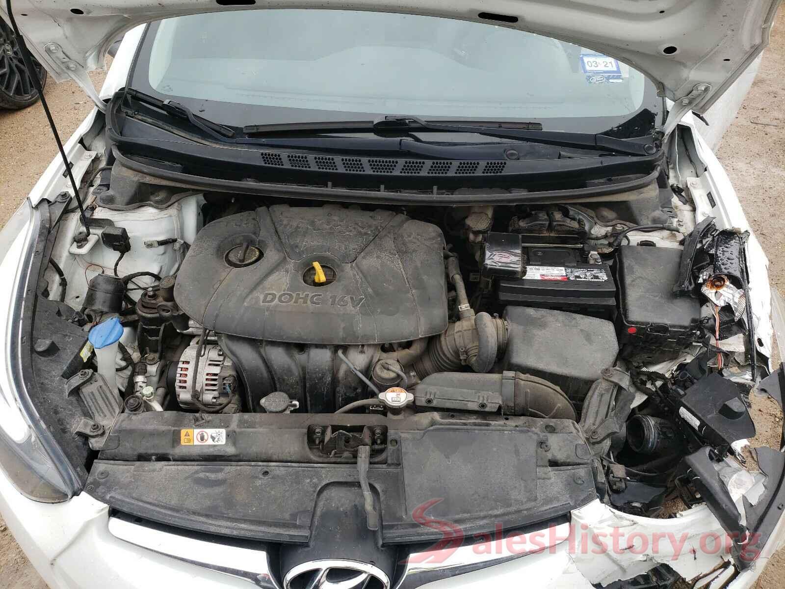 5NPDH4AE3GH748069 2016 HYUNDAI ELANTRA