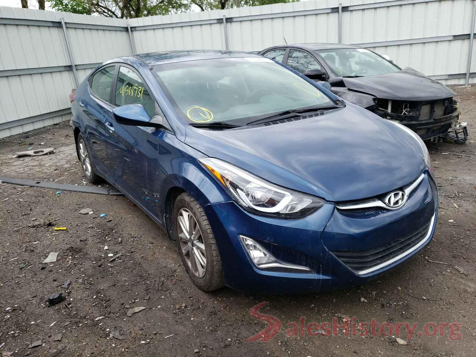 KMHDH4AE7GU520755 2016 HYUNDAI ELANTRA