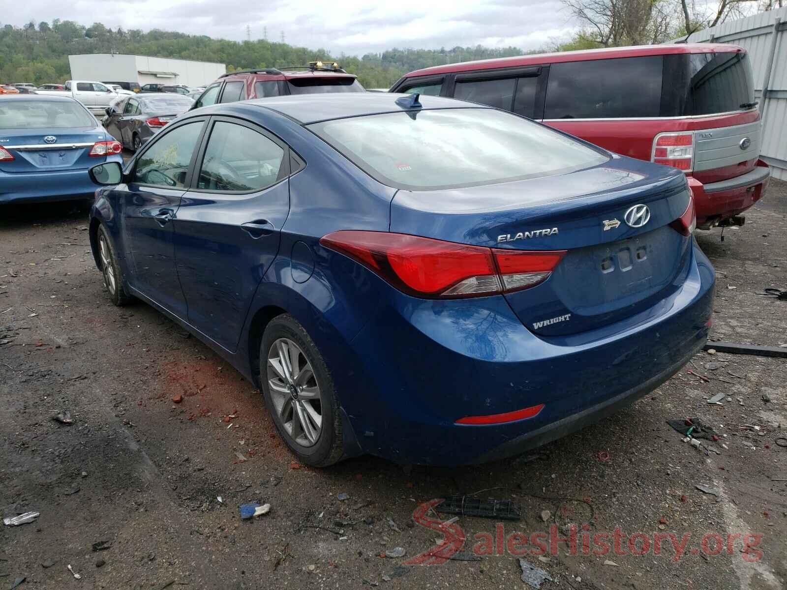 KMHDH4AE7GU520755 2016 HYUNDAI ELANTRA