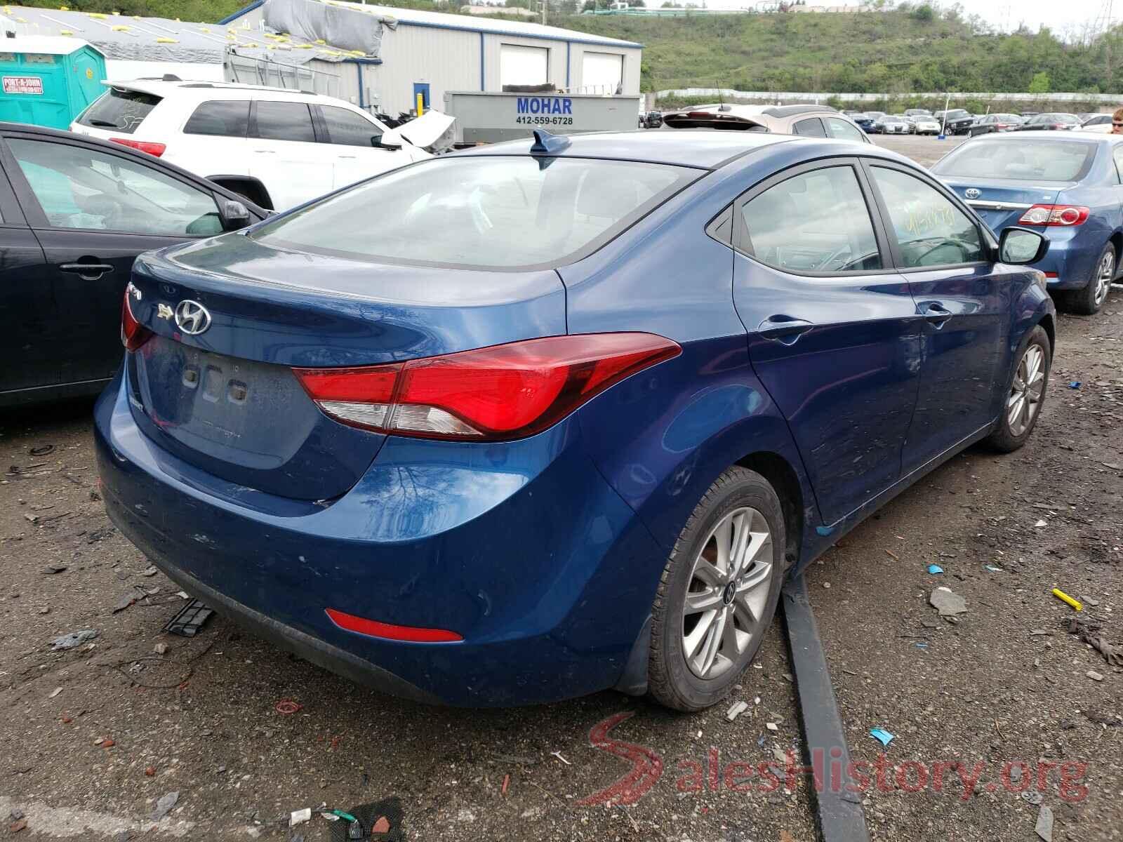 KMHDH4AE7GU520755 2016 HYUNDAI ELANTRA