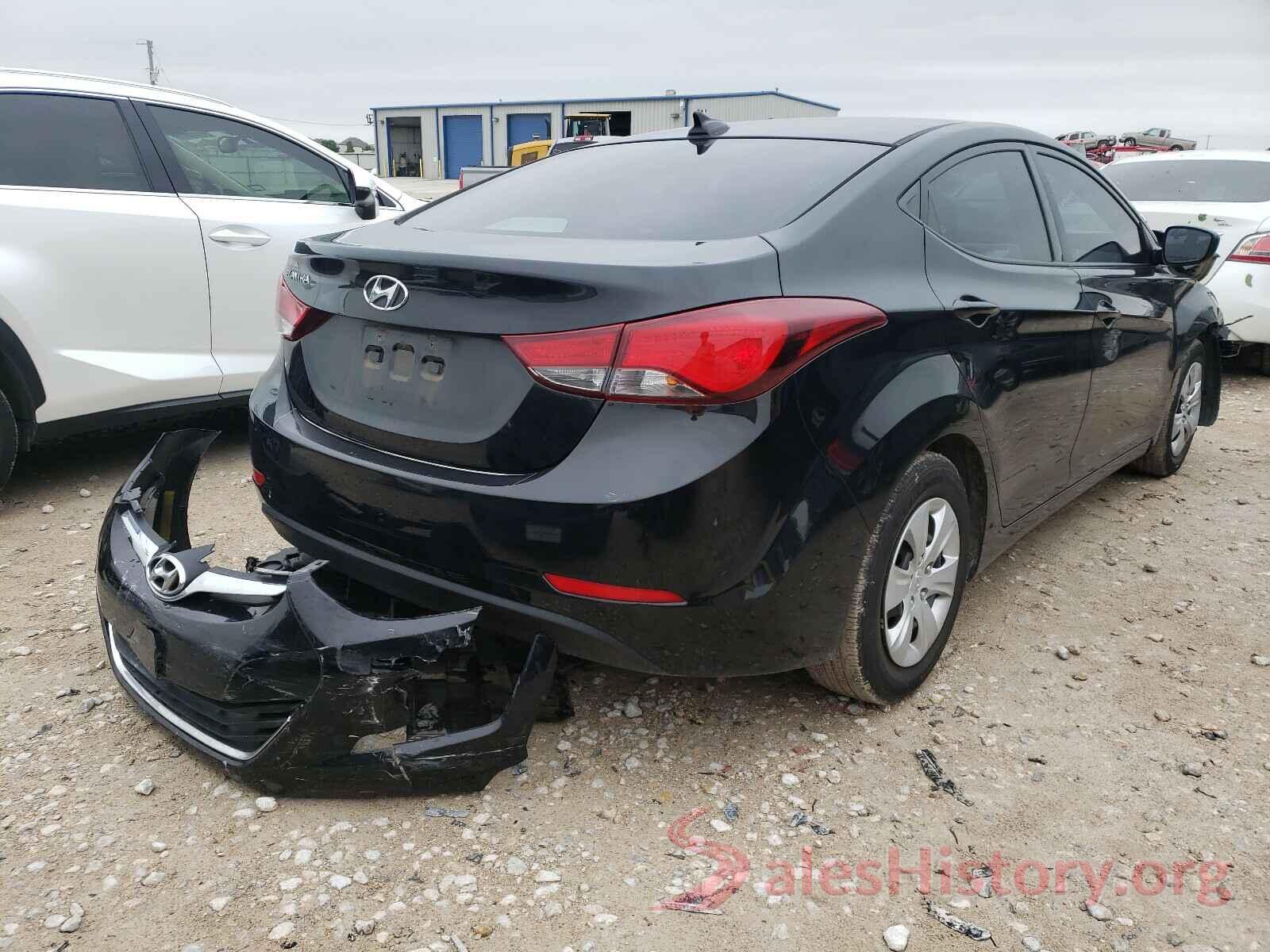 5NPDH4AE9GH718252 2016 HYUNDAI ELANTRA