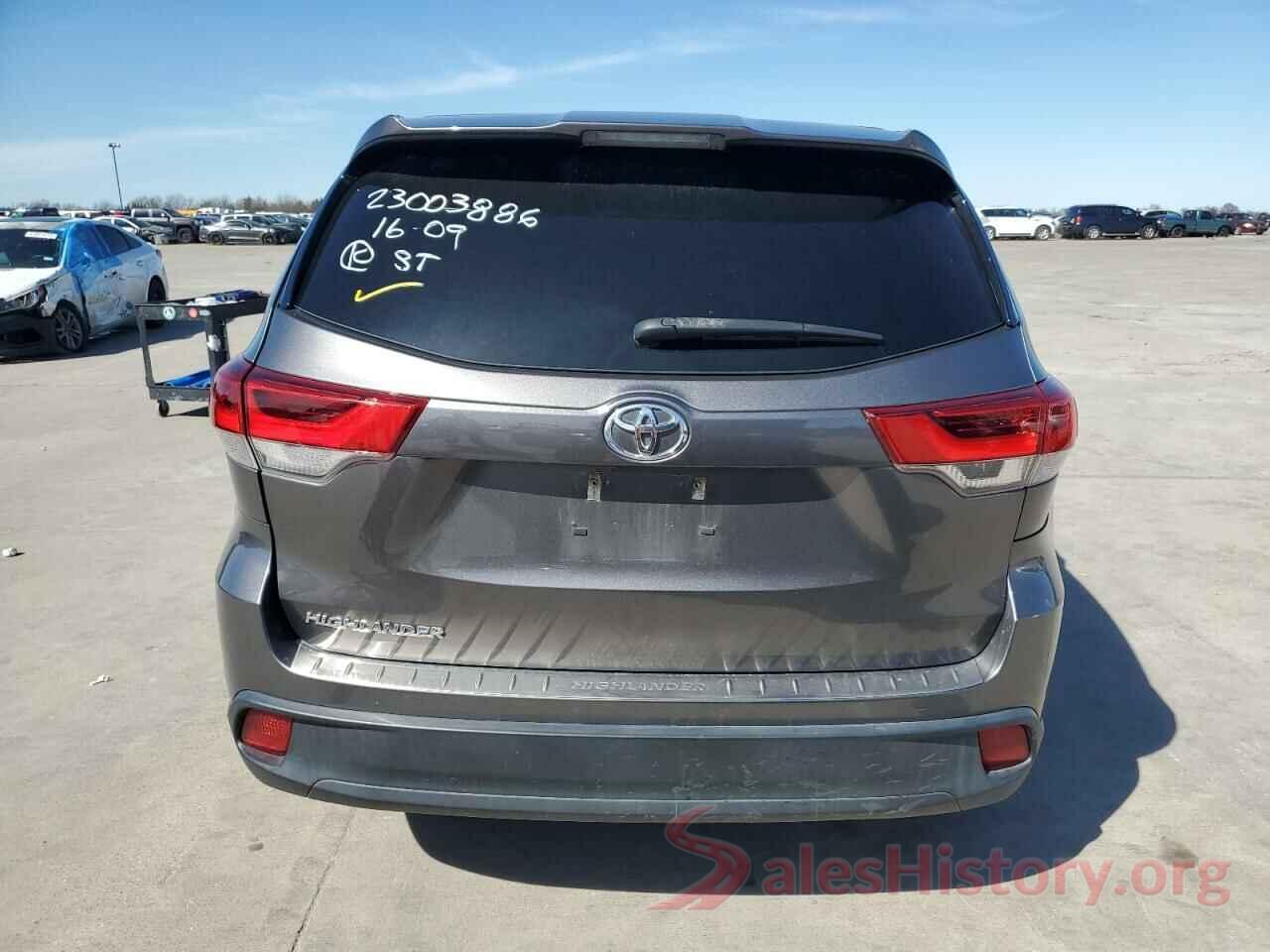 5TDZARFH2KS043373 2019 TOYOTA HIGHLANDER